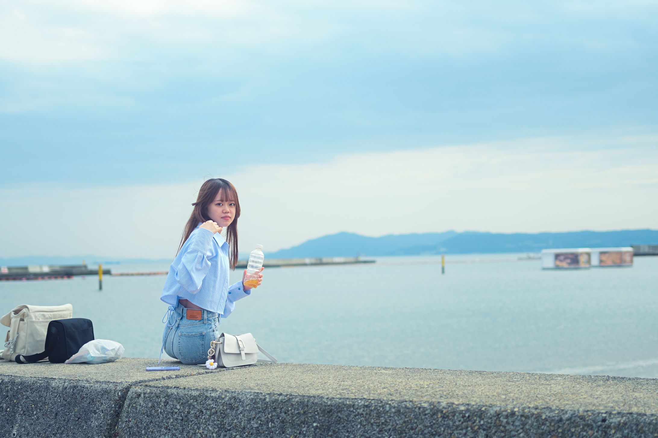 ポートレート撮影-海-1