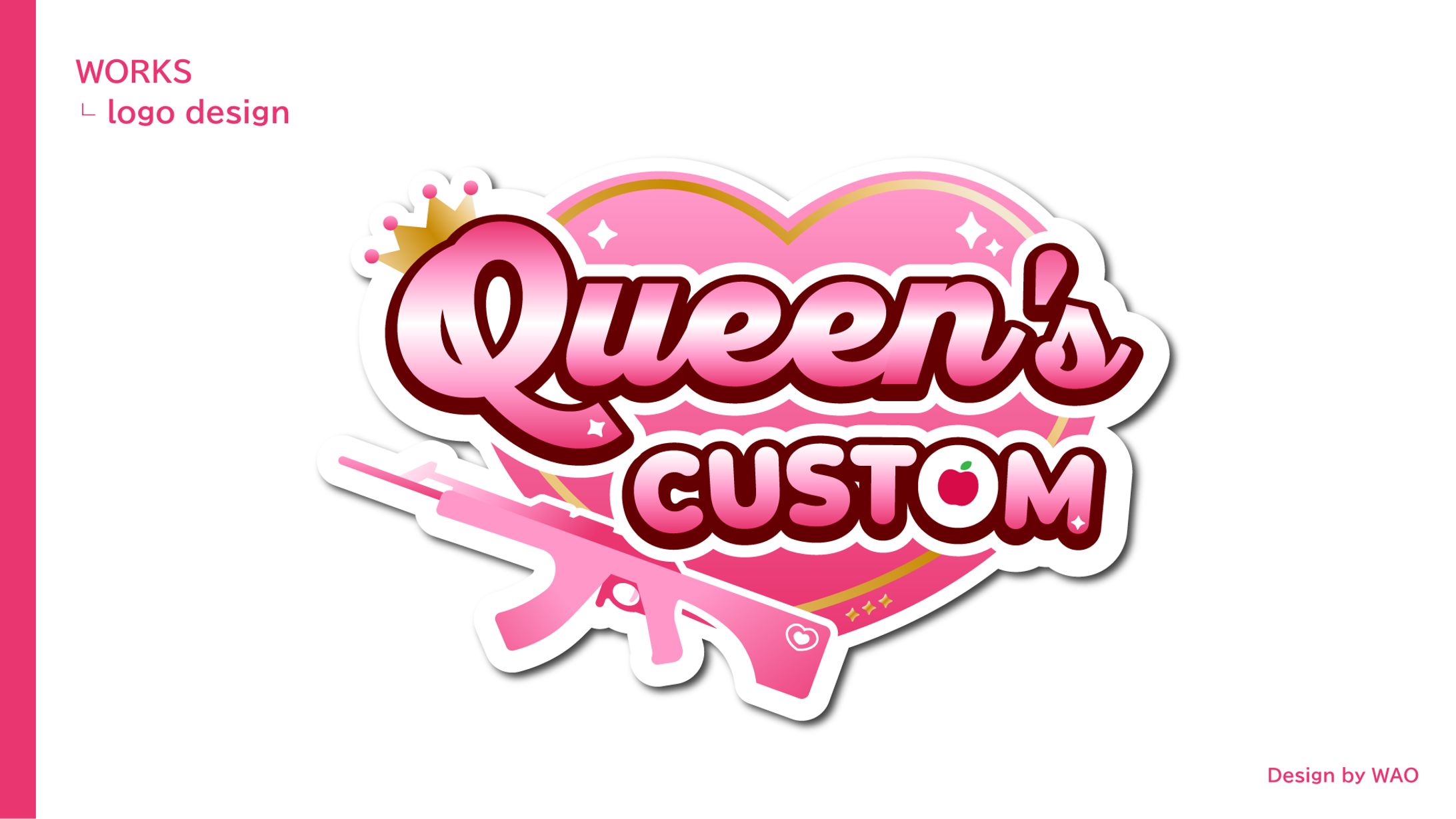 【企画ロゴ】Queen's CUSTOM：りんごちゃん様-1