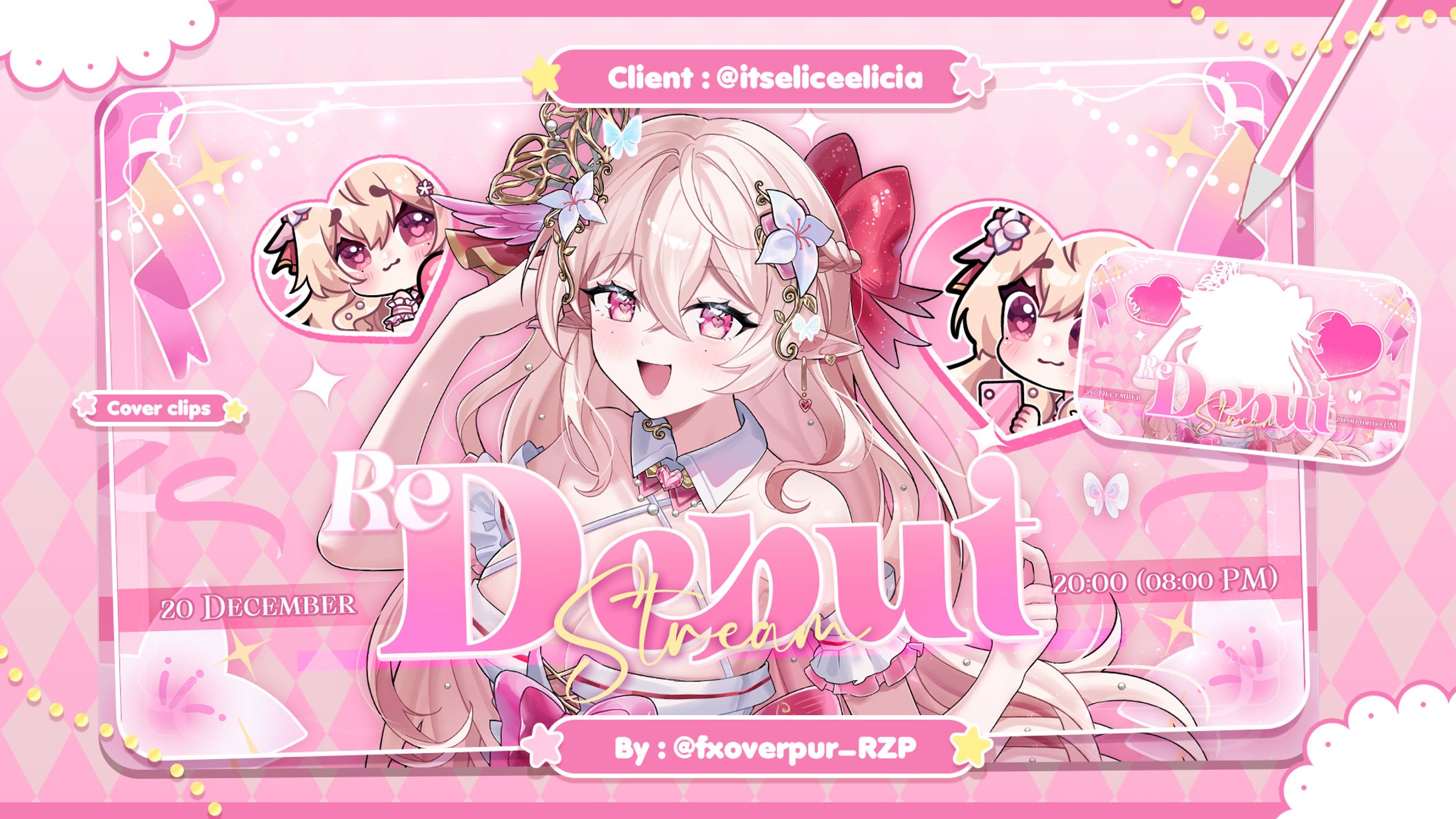 【✦ Thumbnail ✦ 】❥  ⁨@Eliciaa⁩  【 VTuber 】-1