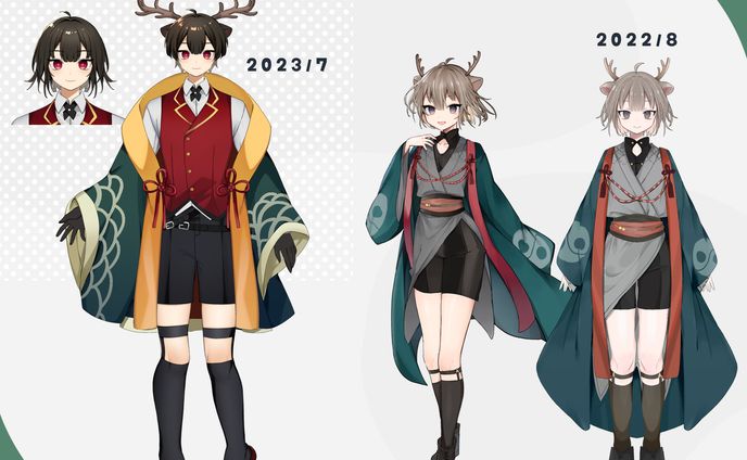 依頼品(Live2D用イラスト)