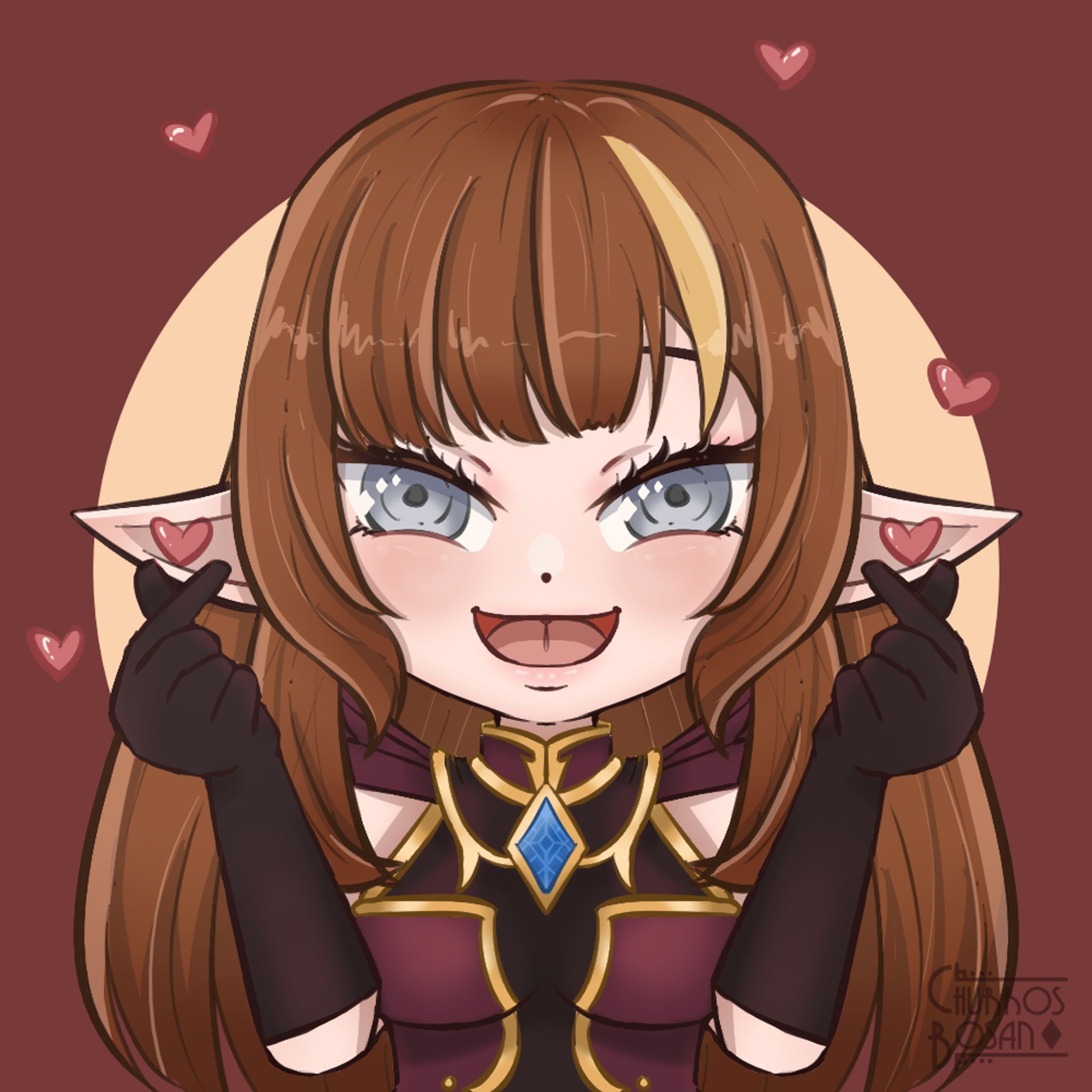 Semi Chibi Halfbody for Yuzuki Scarlet-1