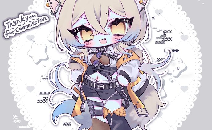 咬无チアキ様 活動用イラスト