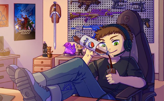 BuddyBlue Twitch set