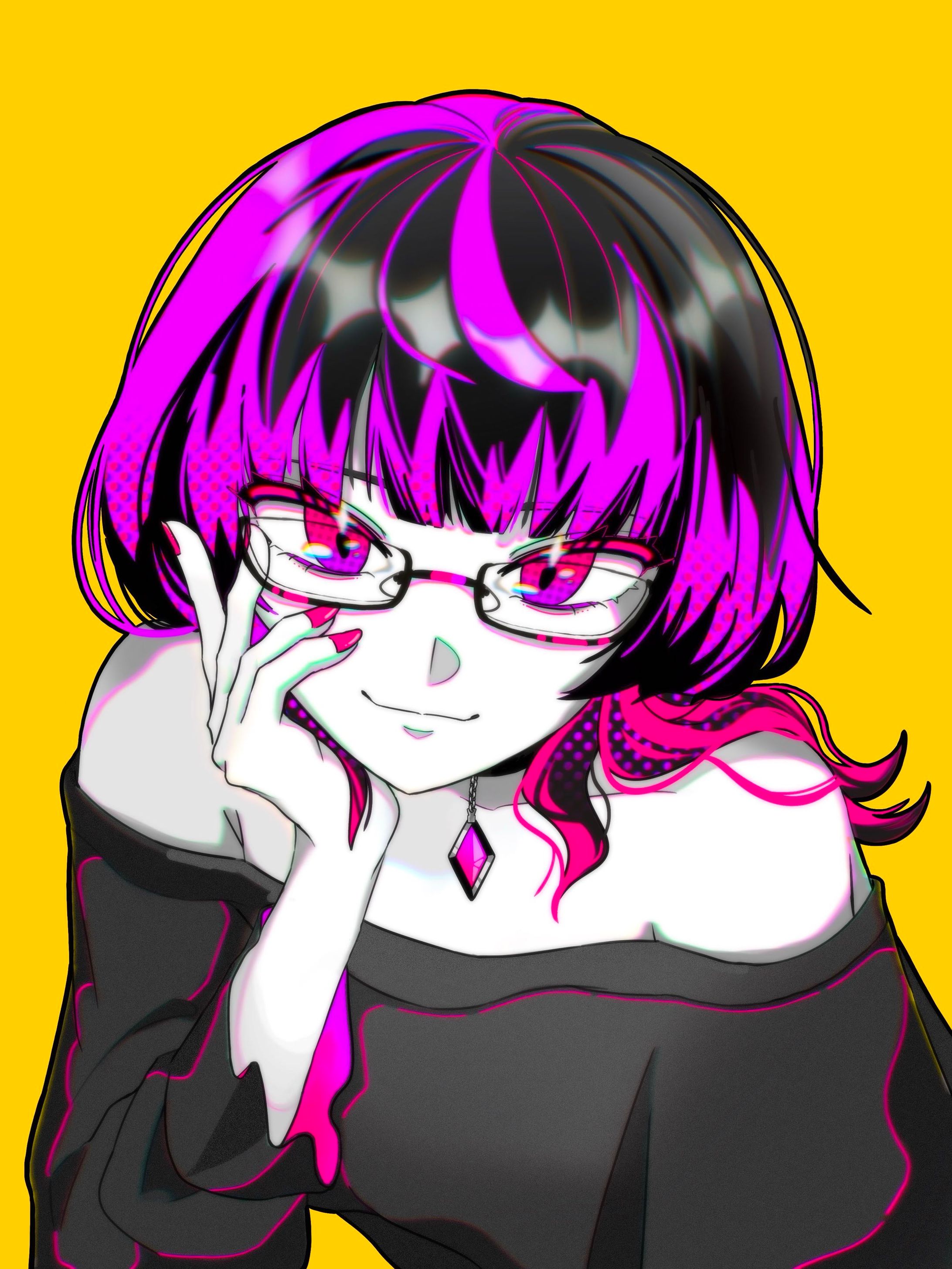 2色指定イラスト-1