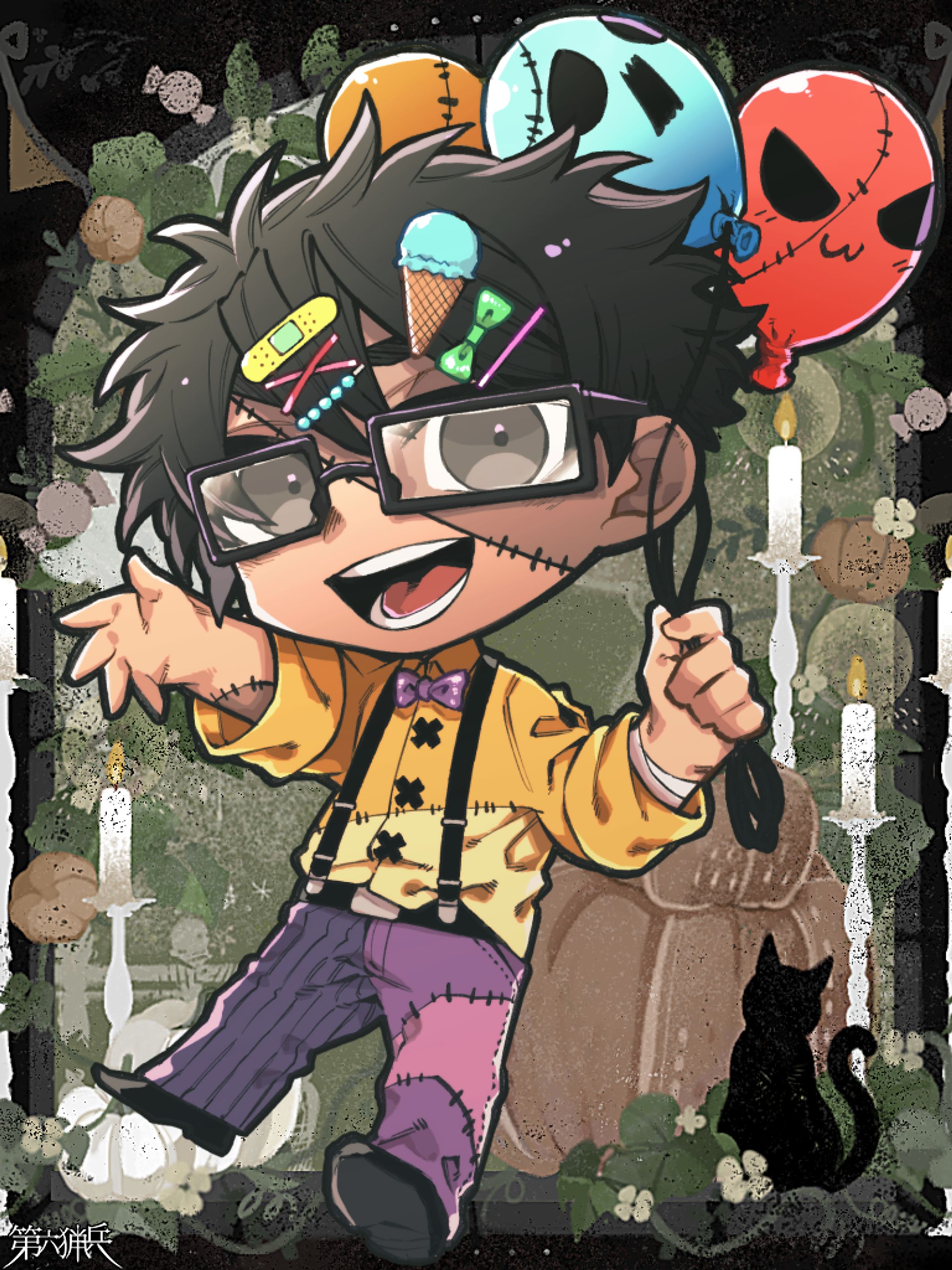 【PBW】トミーウォーカー_南瓜行列SDイラスト2024-1