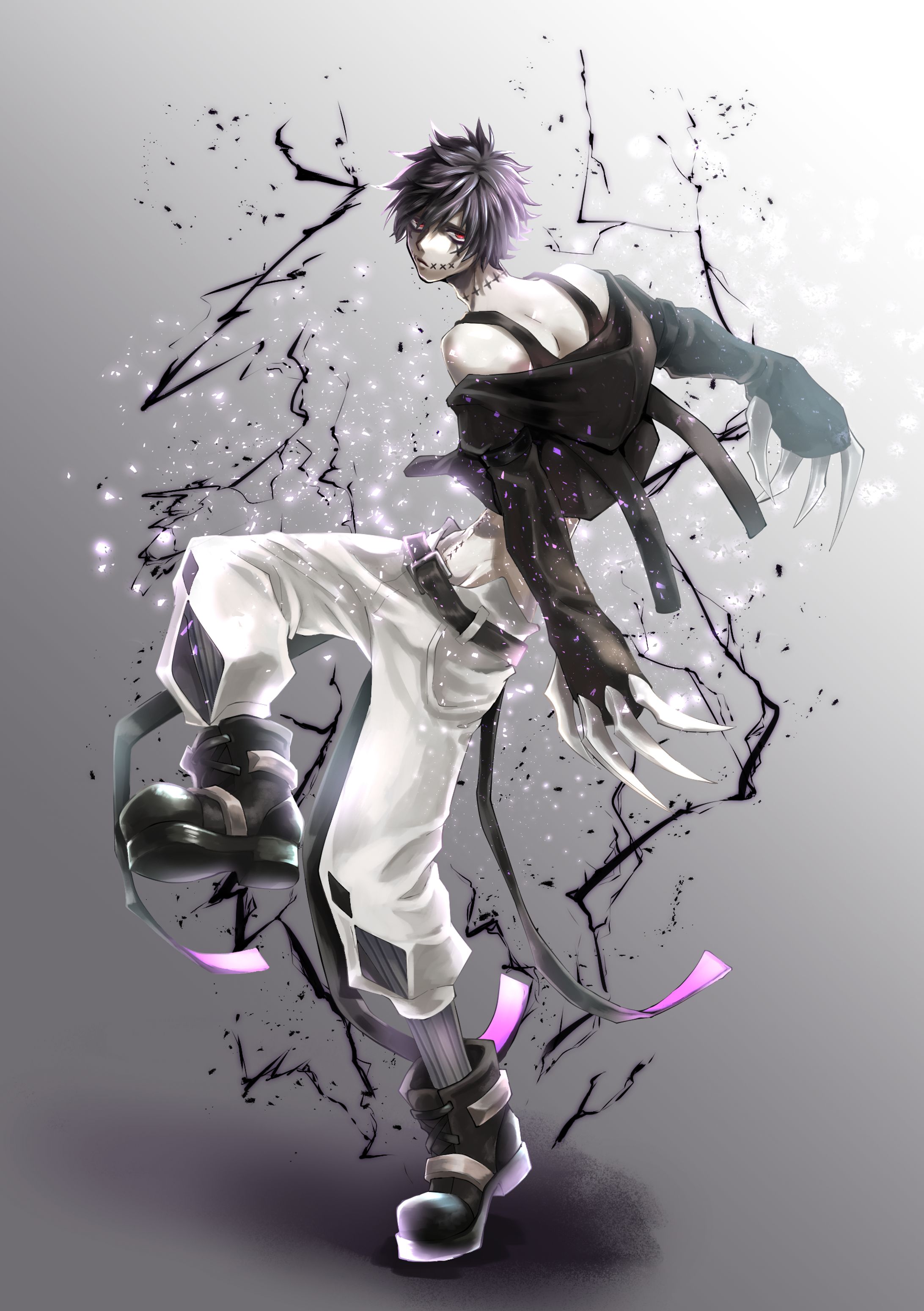 キャラクターデザイン　黒兎-1