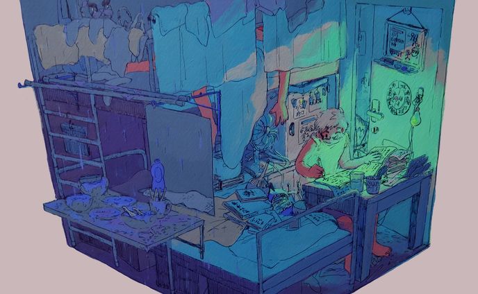 今だけは静かに過ぎる夜