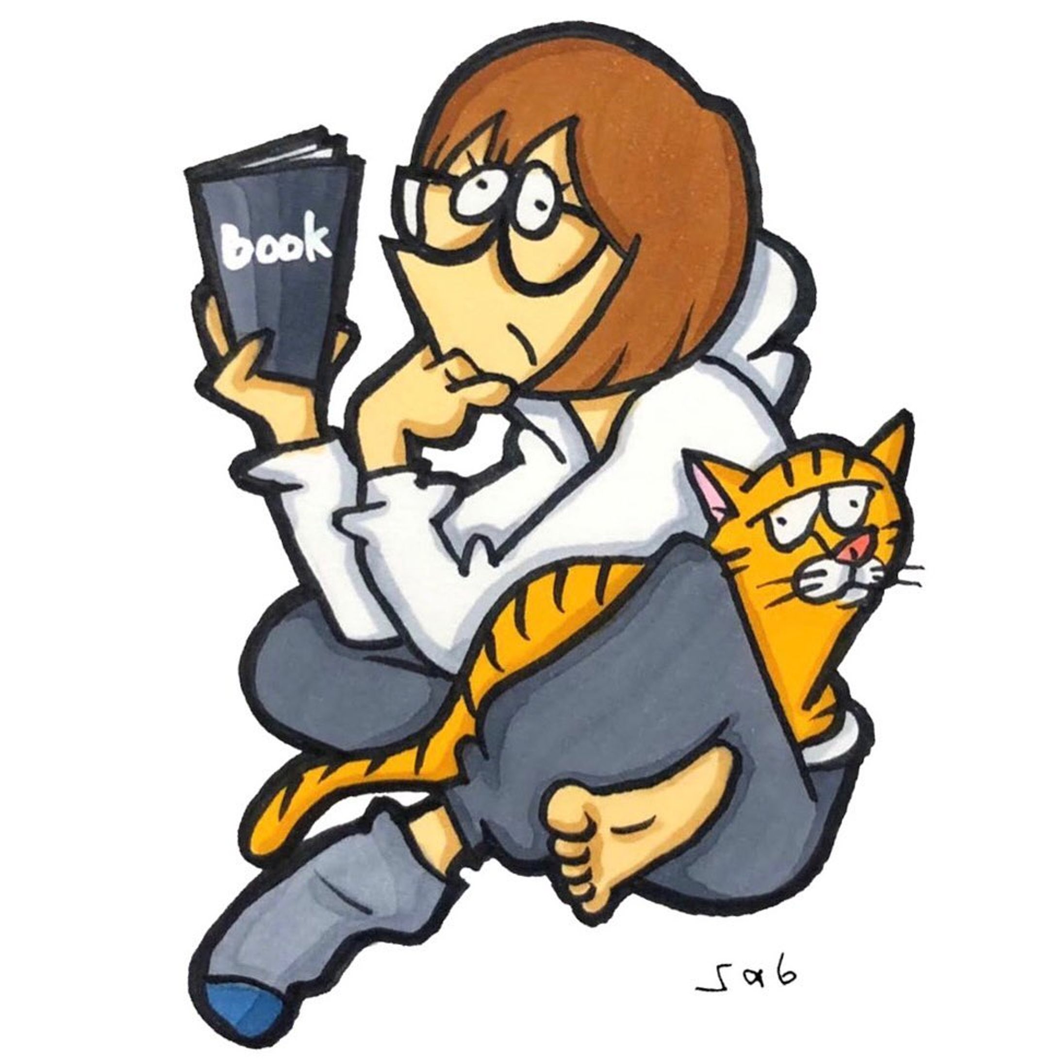 読書女。
#drawing  #illustration #art #artwork #cat #cartoon #イラスト #落書き #イラストレーター #絵 #アート #猫 #猫イラスト #茶トラ #茶トラ女子部 #女の子イラスト #ガールズイラスト #カートゥーン #イラストグラム-1