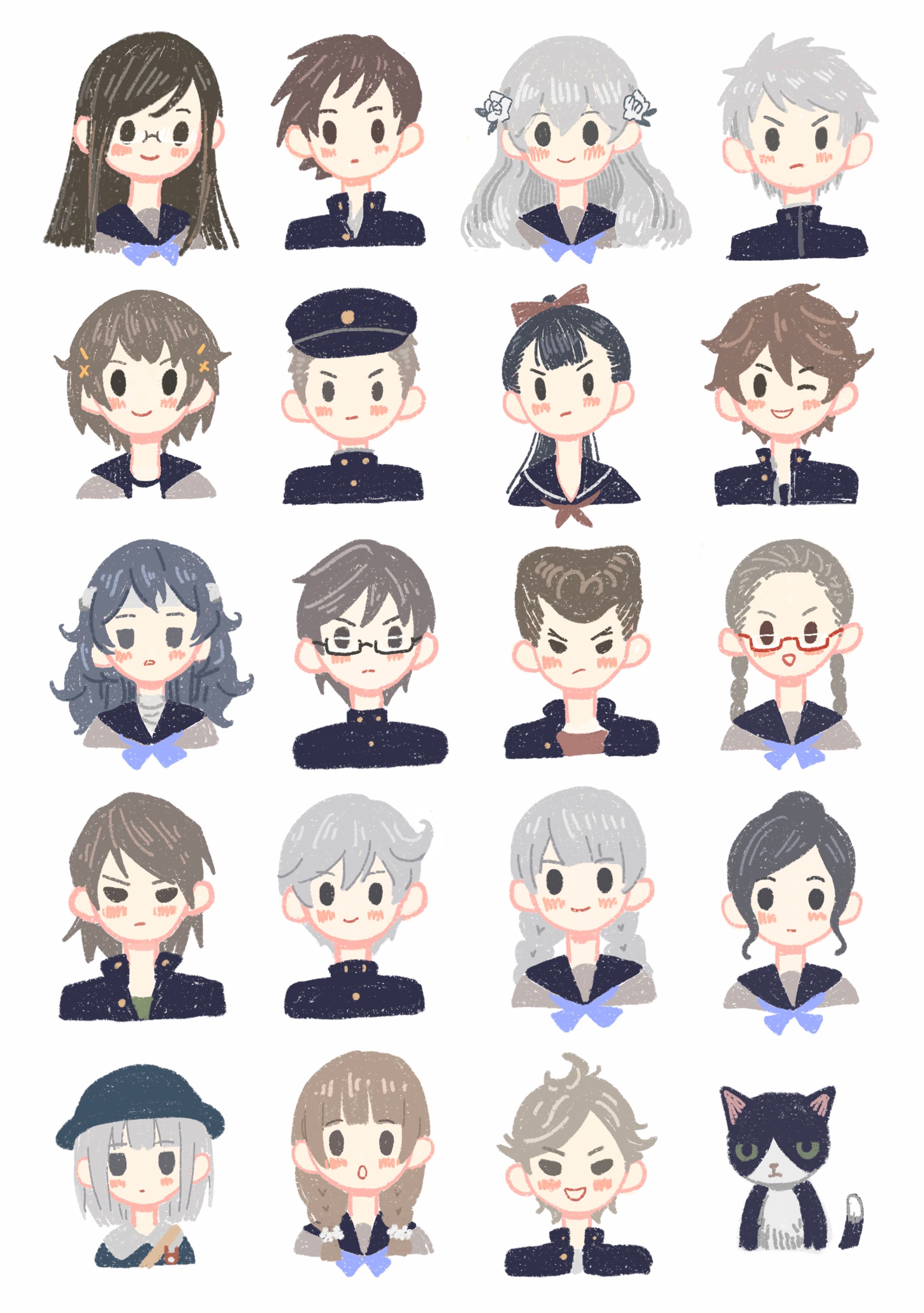 同人グッズ　シール-1