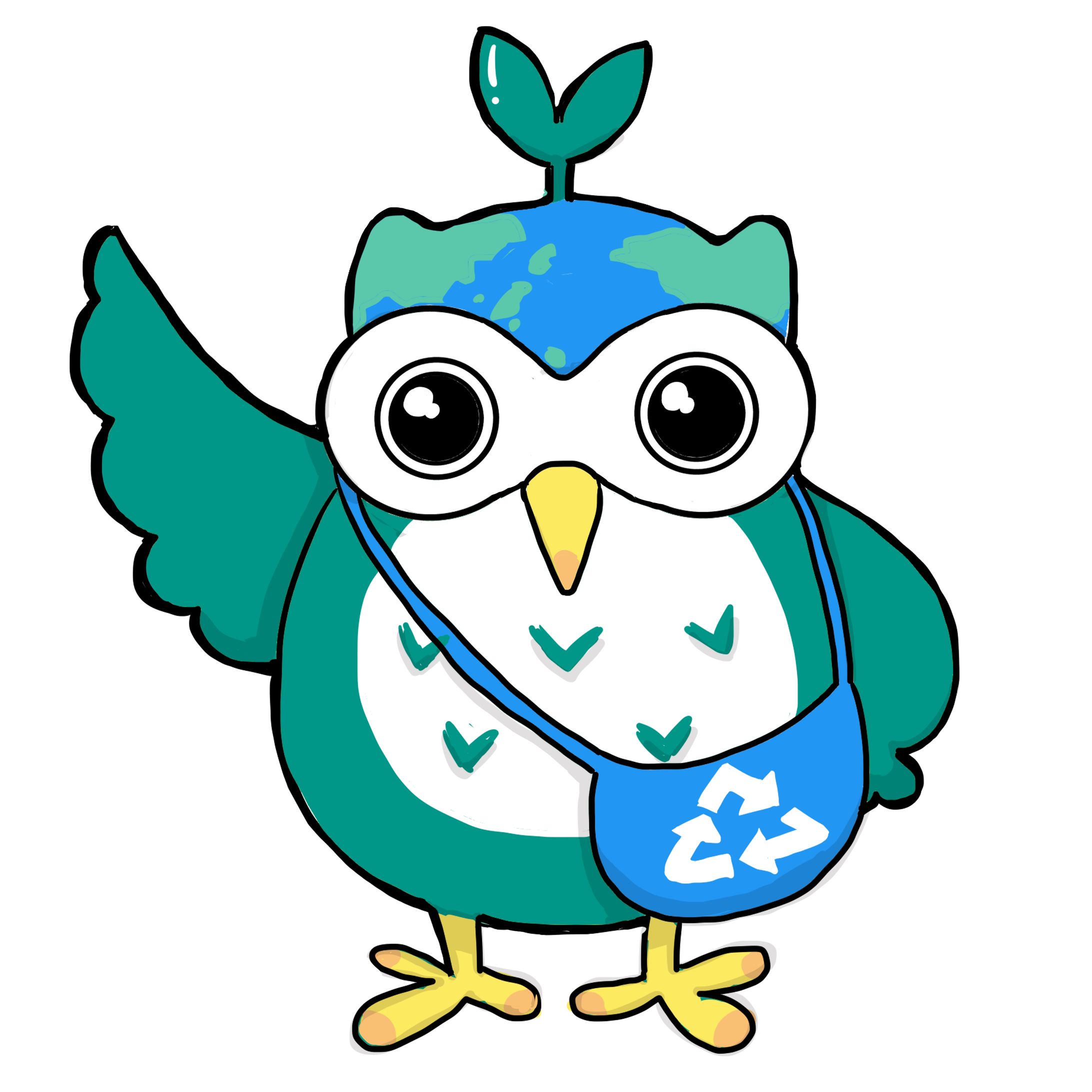 フクロウキャラクター作成-1