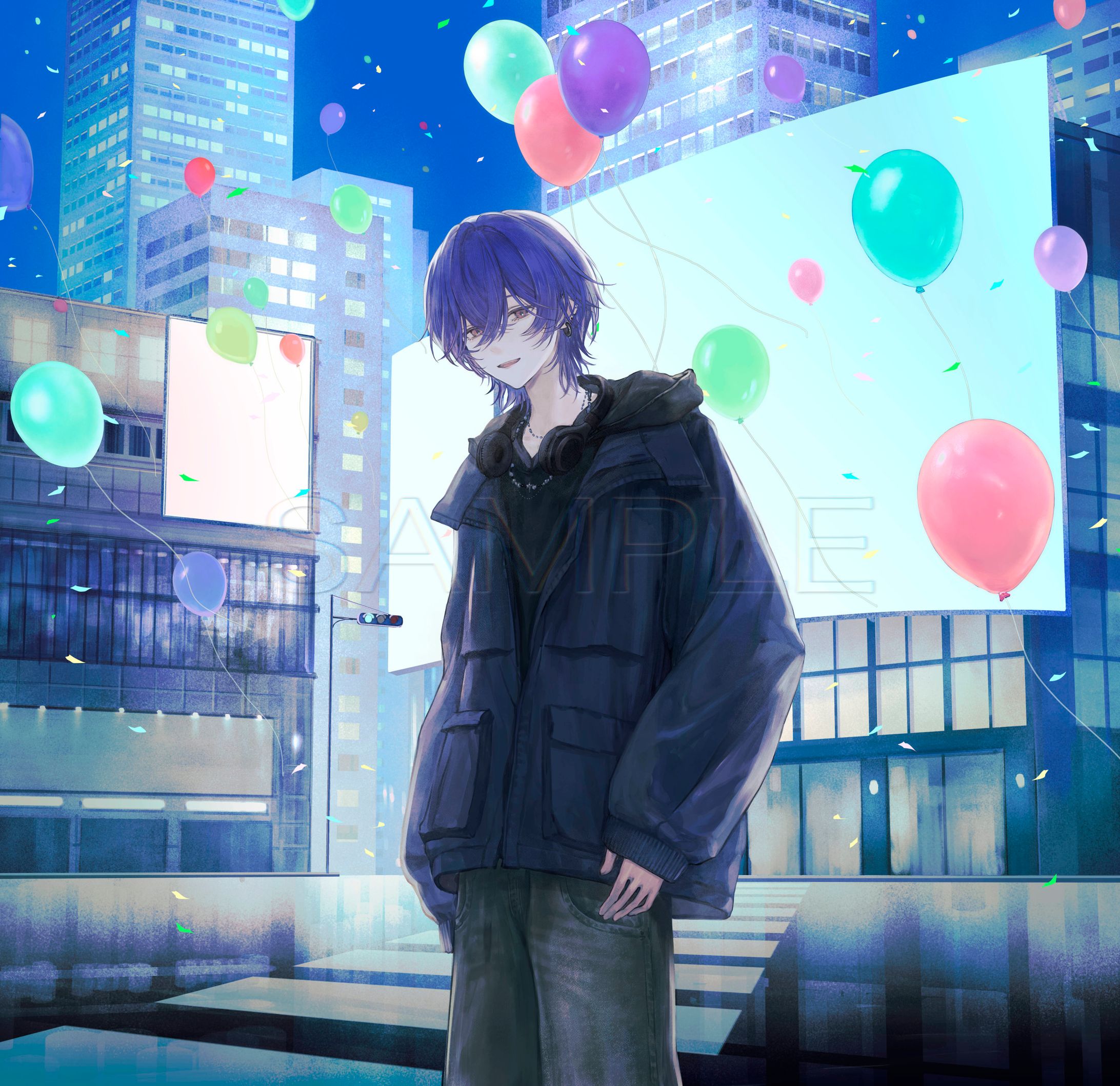雪見様「ナイトルール」 cover動画イラスト-1