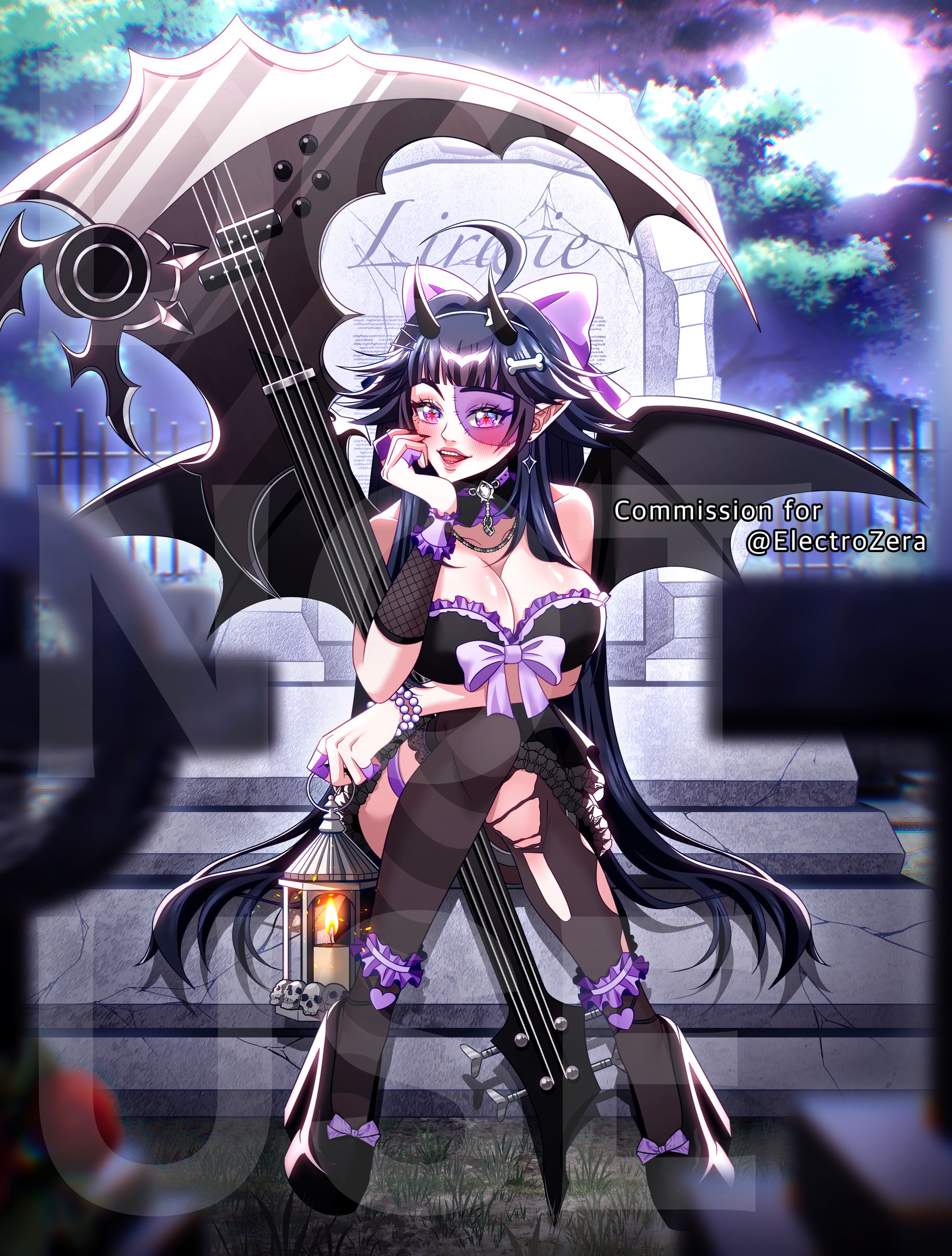 Commission for ElectroZera in colored illustration-1