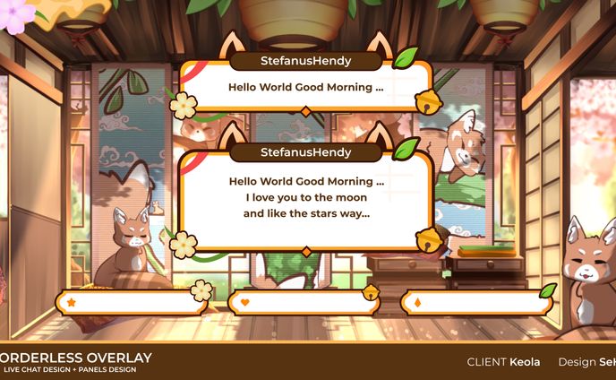 Keola Live Chat & Panels Overlay 