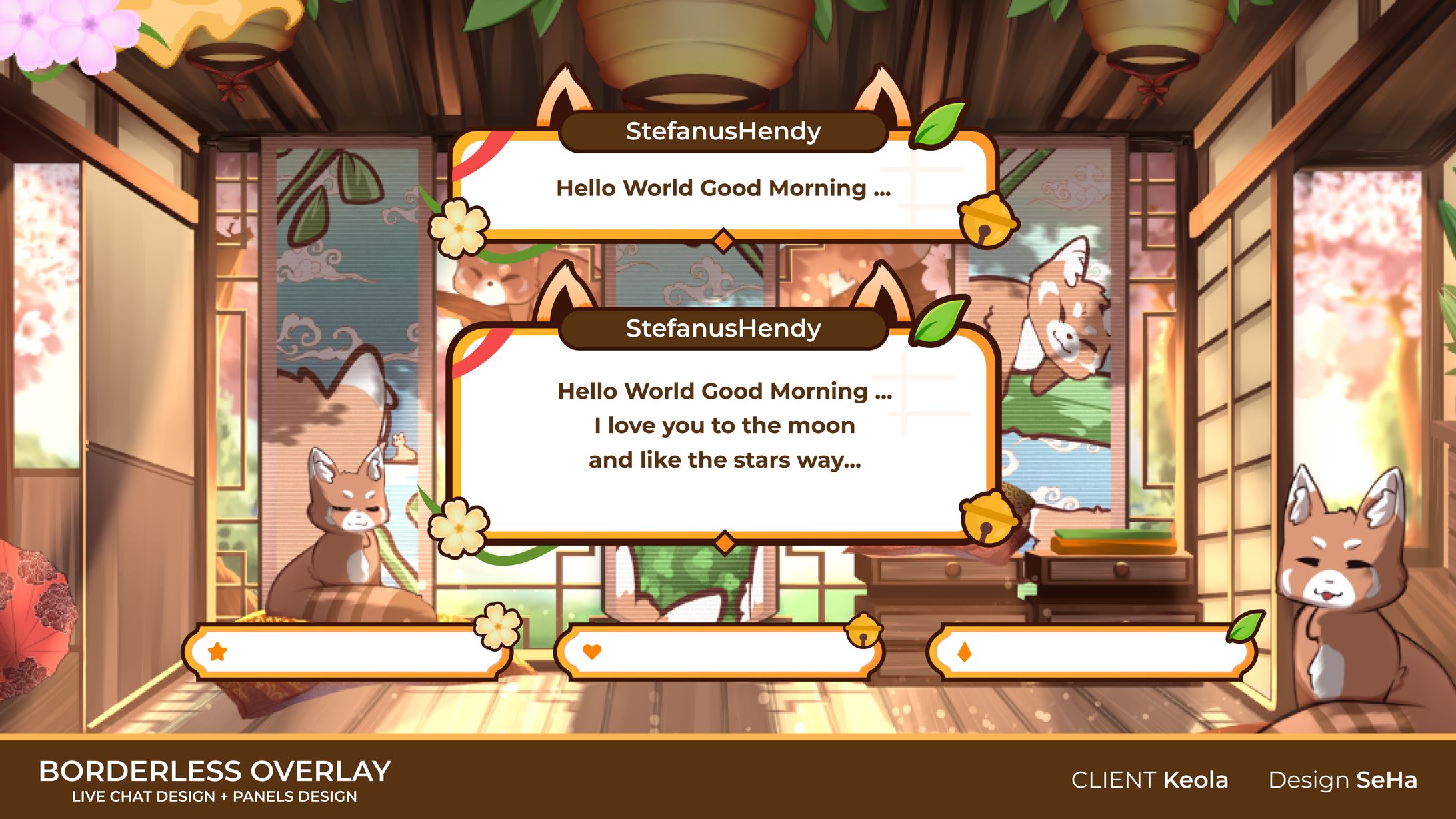 Keola Live Chat & Panels Overlay -1