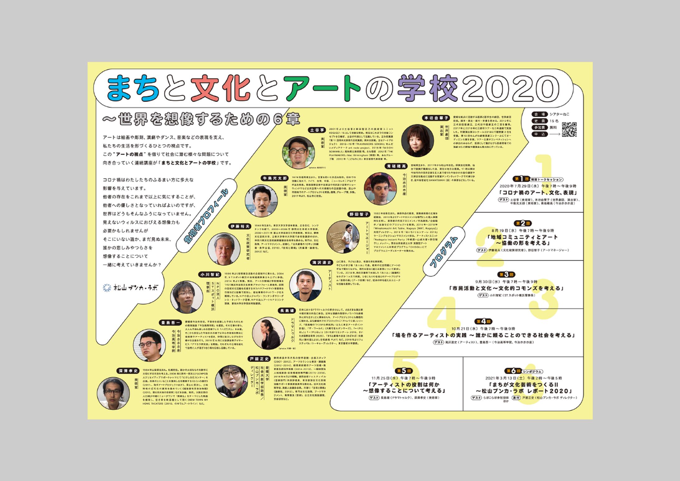 まちと文化とアートの学校 2020-1