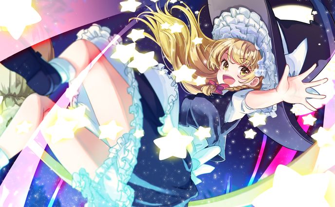 東方 霧雨魔理沙（メイキング動画あり）【Fanart】