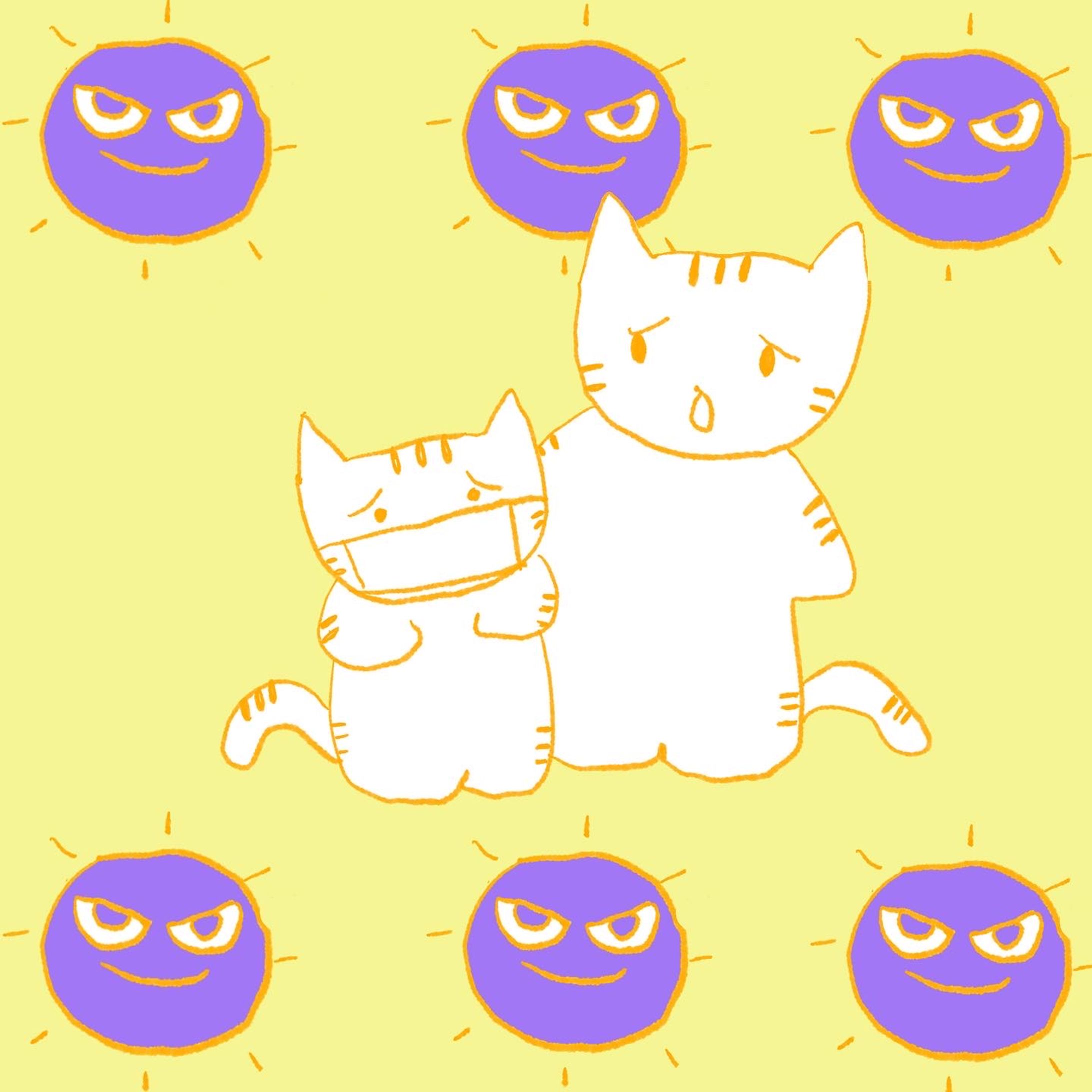 ねこねこイラスト-1