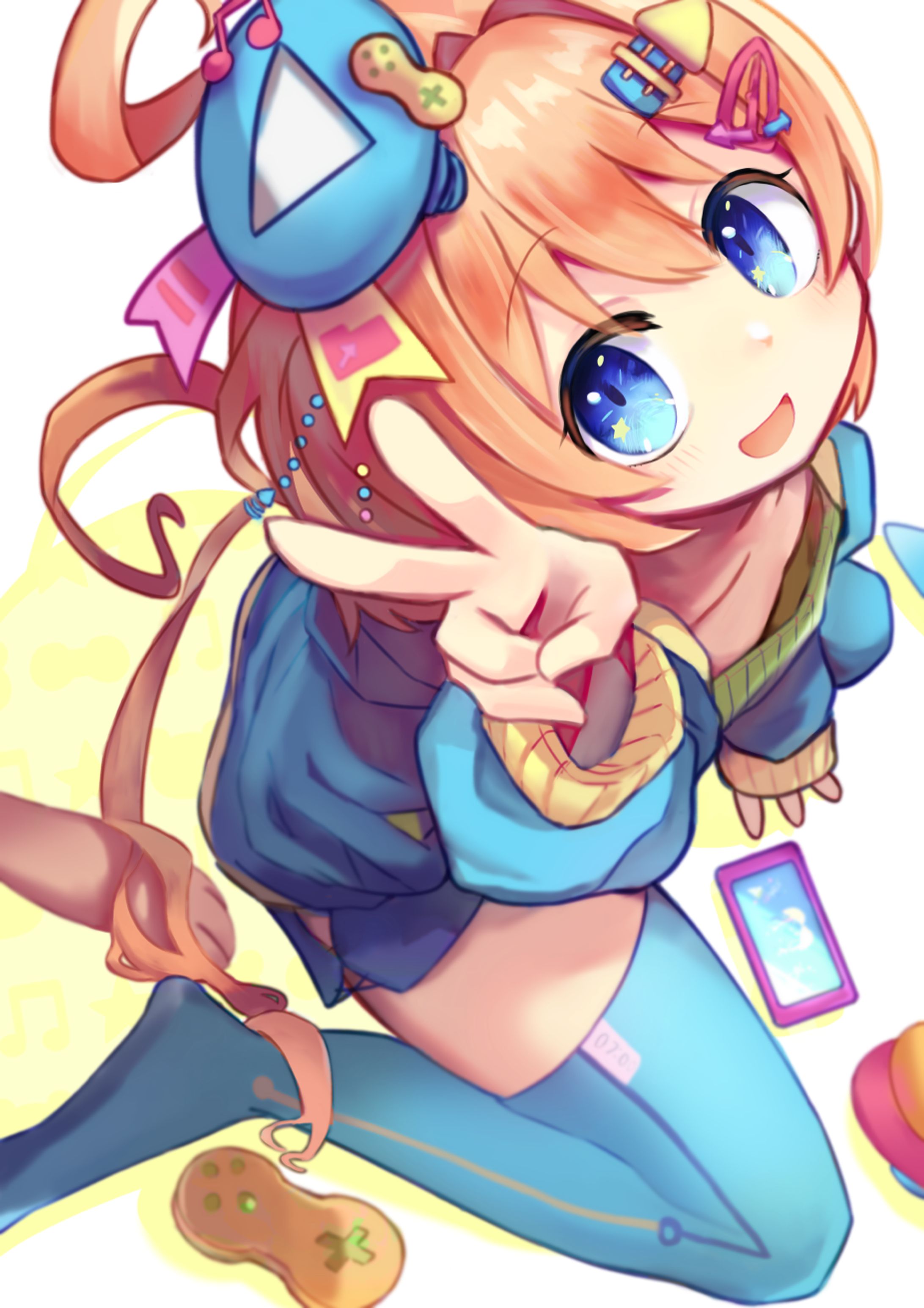 宇宙人の女の子 ​一枚絵-1