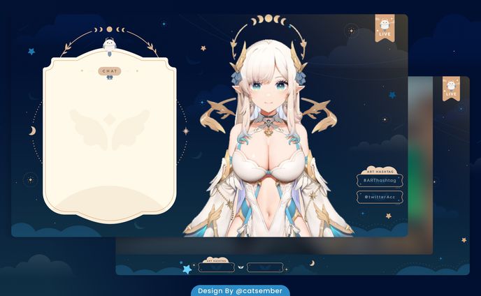 VTuber Overlays Design