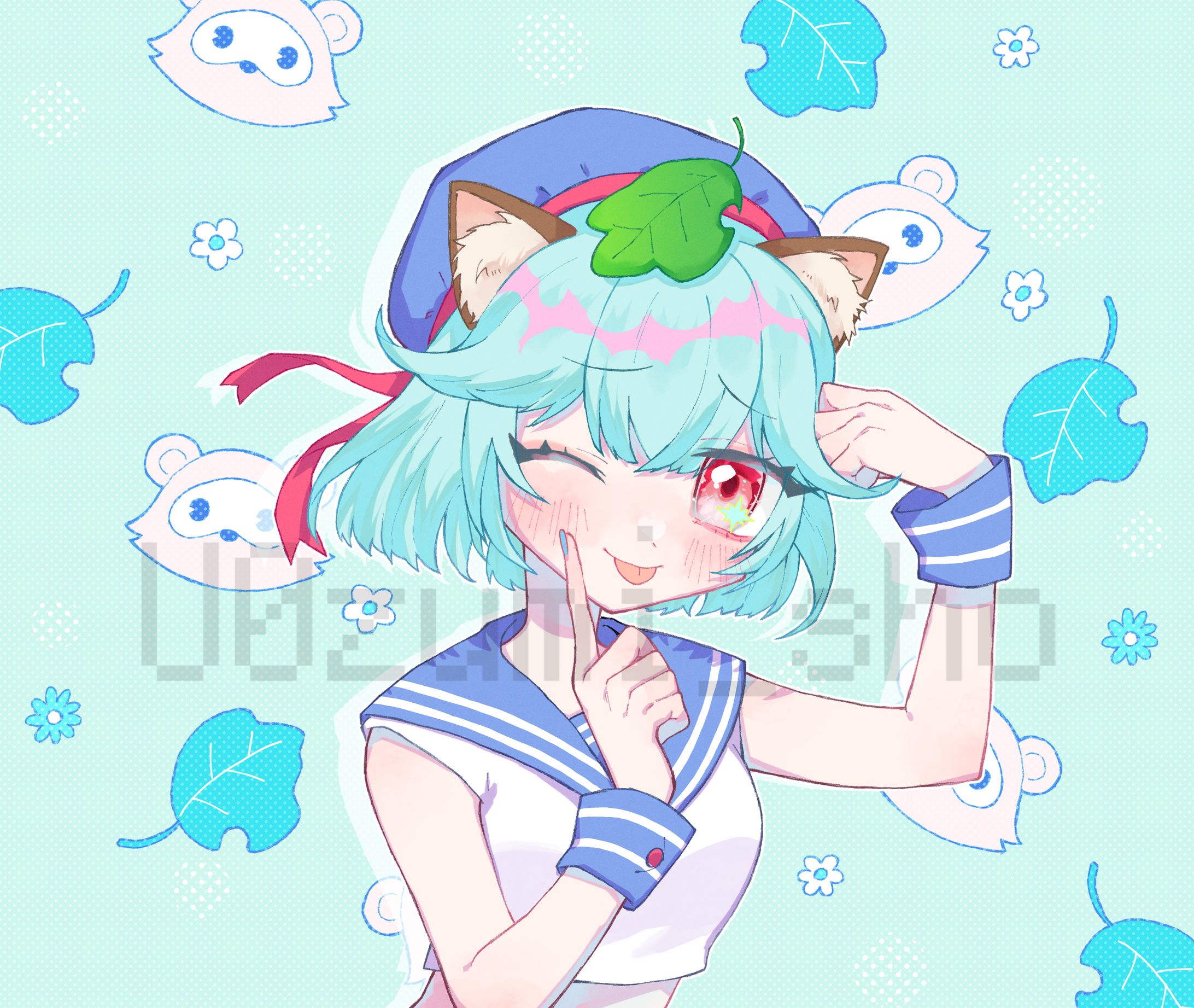 木葉くるみ　歌ってみた動画用イラスト-1