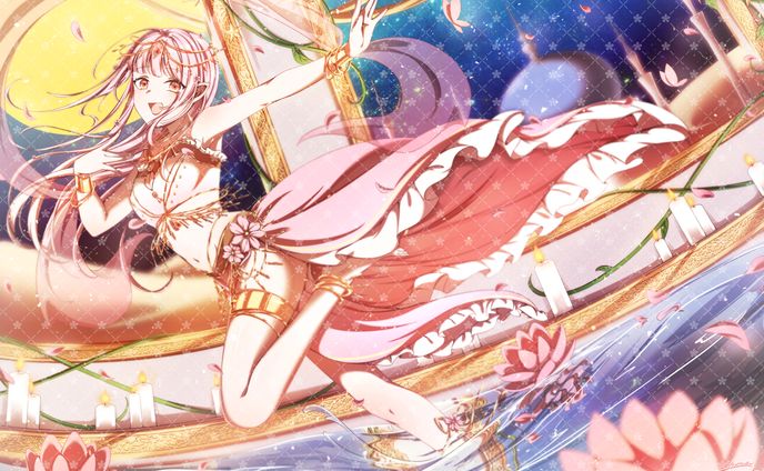 【お仕事】踊り子｜芙蘿拉(Flora)・ファンアート