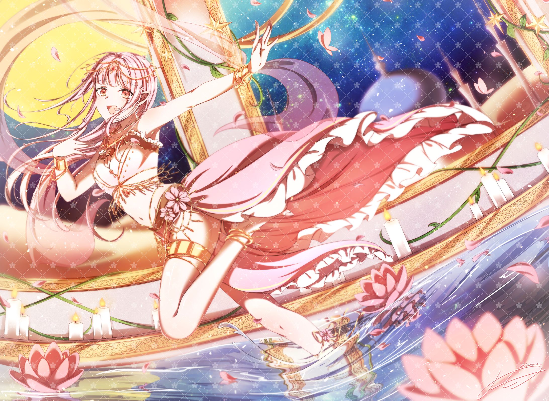 【お仕事】踊り子｜芙蘿拉(Flora)・ファンアート-1
