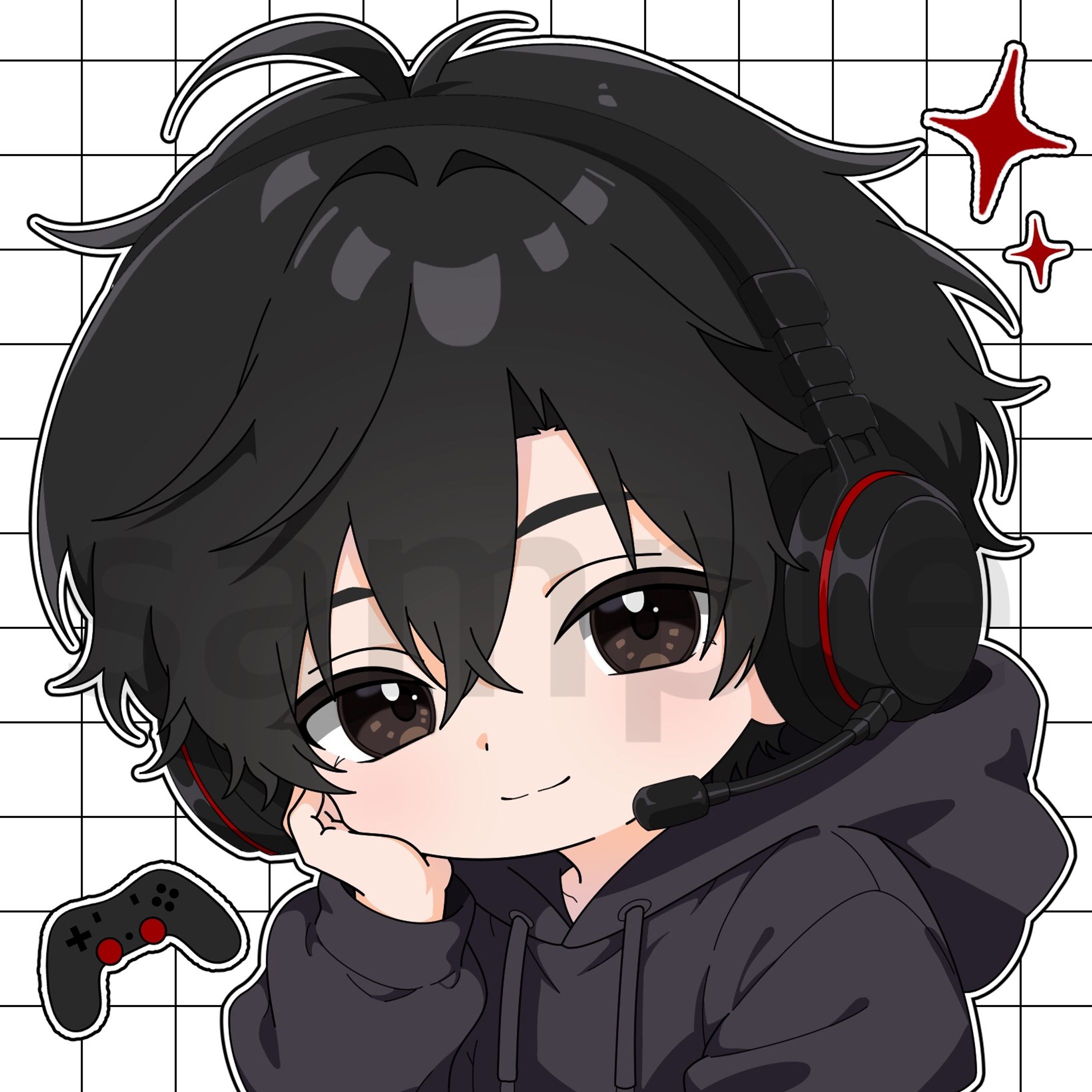 【個人依頼】ぽよ様 ミニキャラアイコン-1