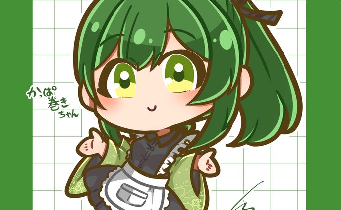 【創作】お寿司擬人化（かっぱ巻き）