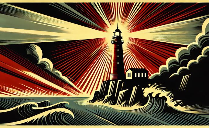 AIイラスト・挿絵向け・灯台記念日