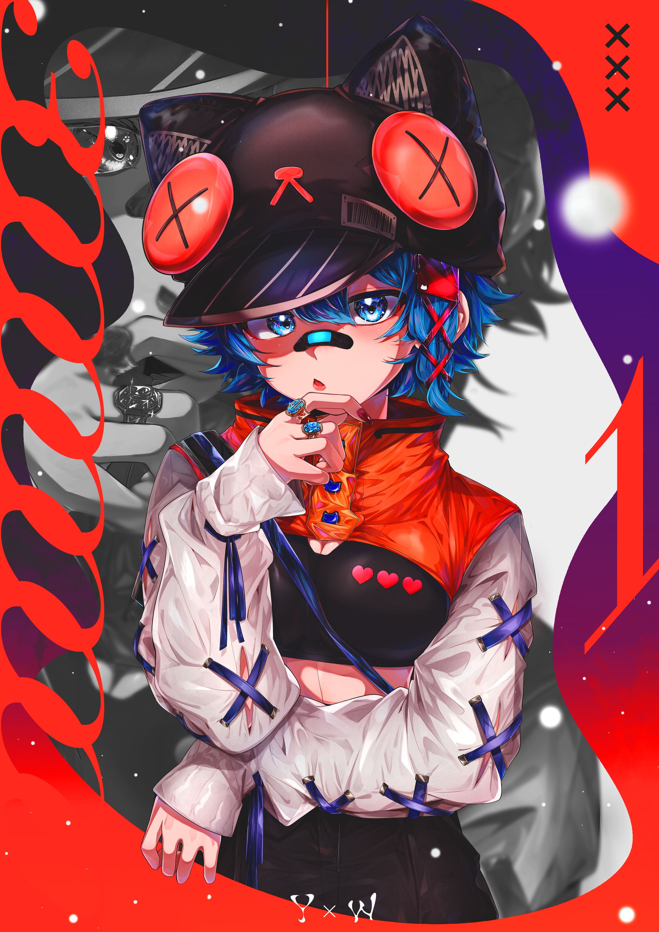 イラストを使用したグラフィックデザインの習作-1