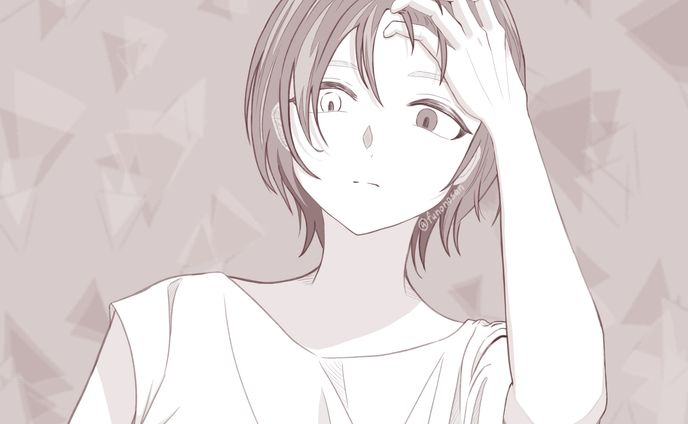 カフェ、カラーイラスト