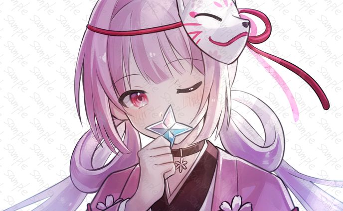 【依頼】VTuber恋宮あま彦様の告知用イラスト