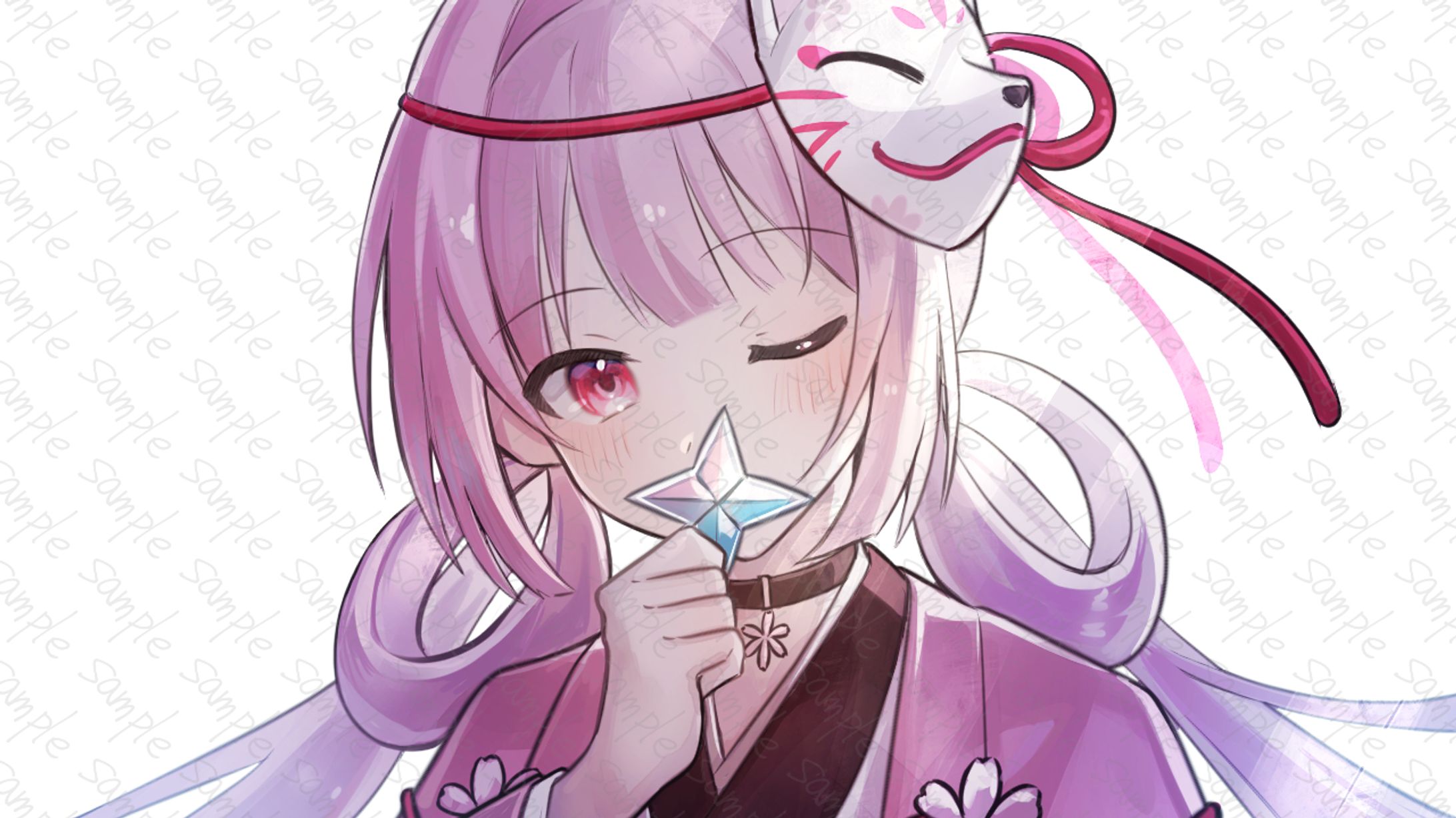 【依頼】VTuber恋宮あま彦様の告知用イラスト-1