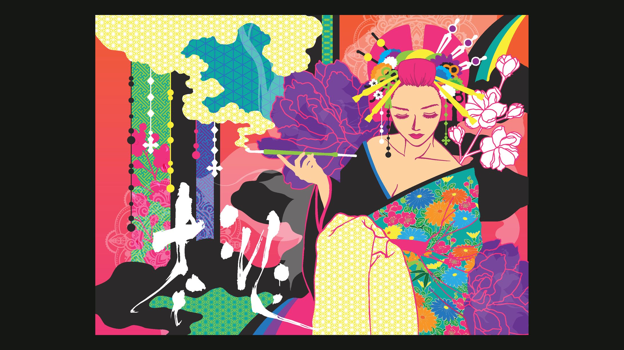 花魁-桃-1