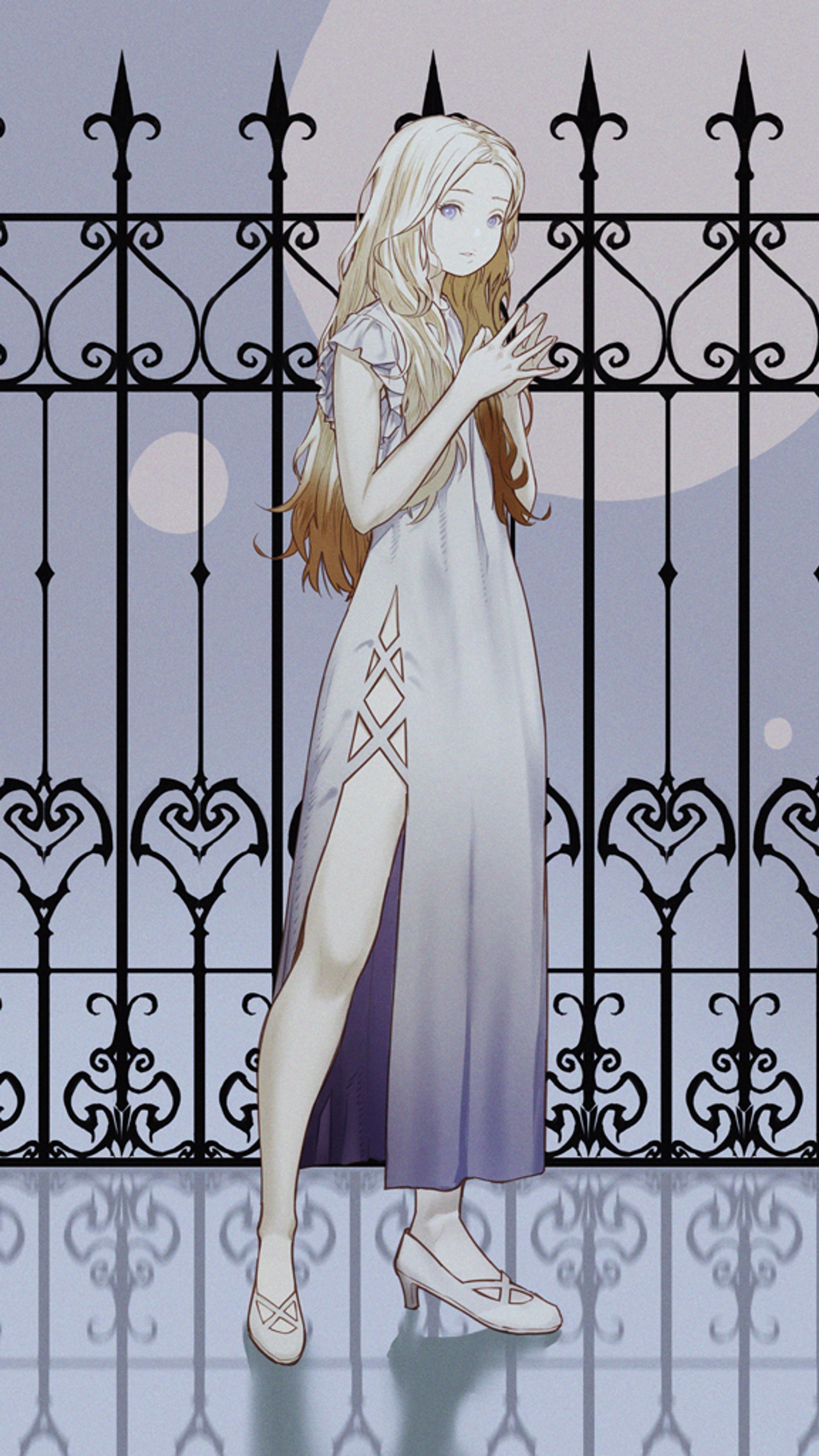 柵の少女-1