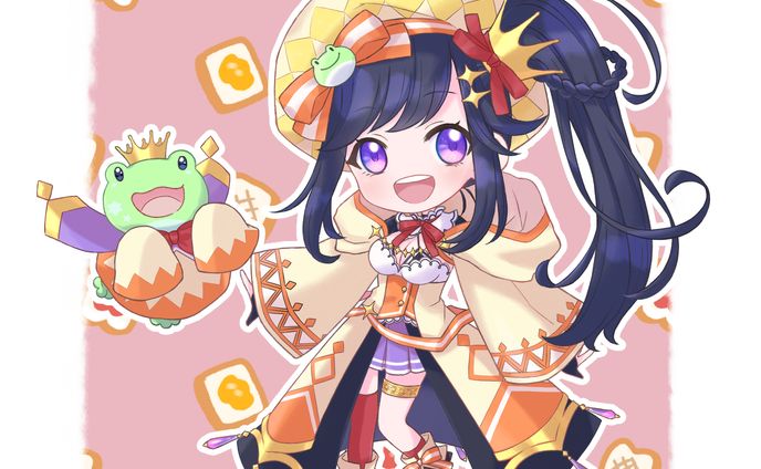 イラスト＋GIF(友人企画のプレゼント用)