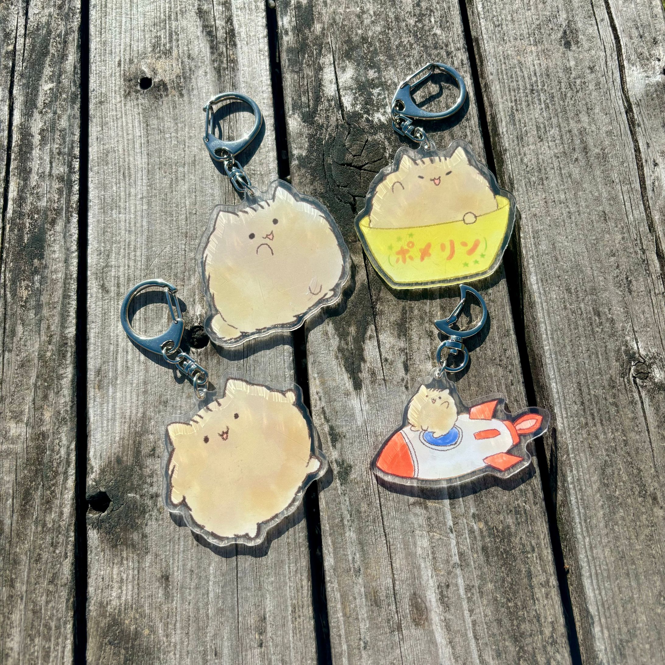 オリジナルキャラクターグッズ　アクリルキーホルダー-1
