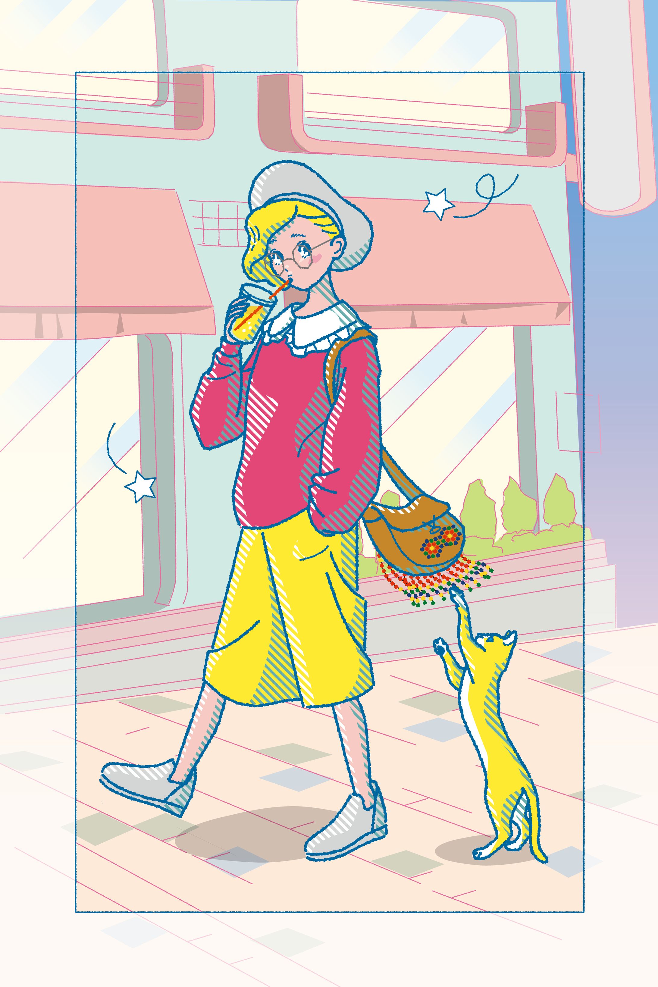 80'S olive girl-1