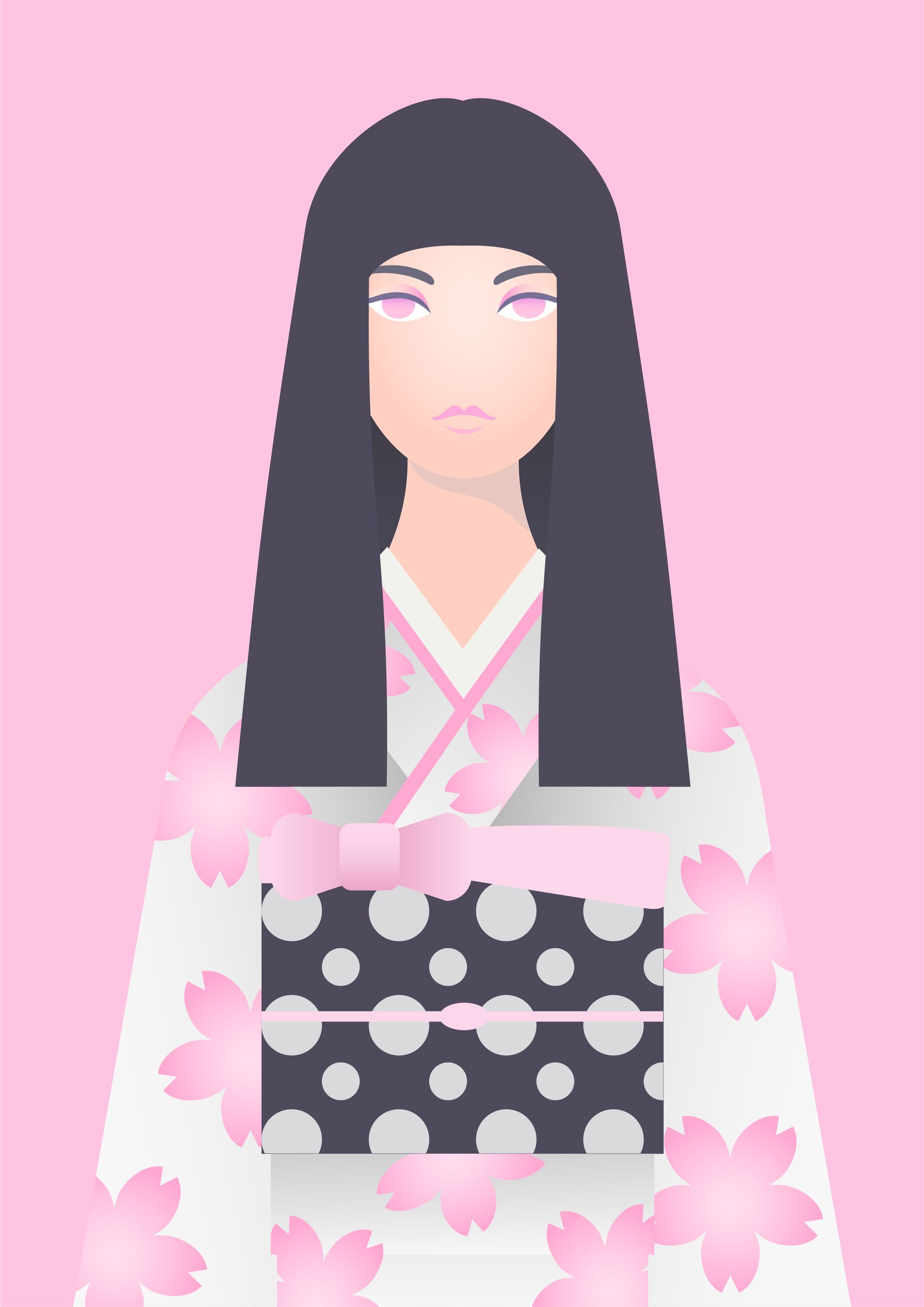 female 7 Kimono 桜-1