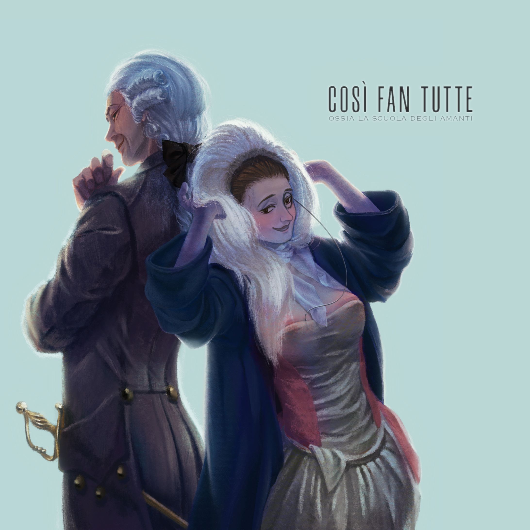 キャラクターイラスト『Così fan tutte』-1