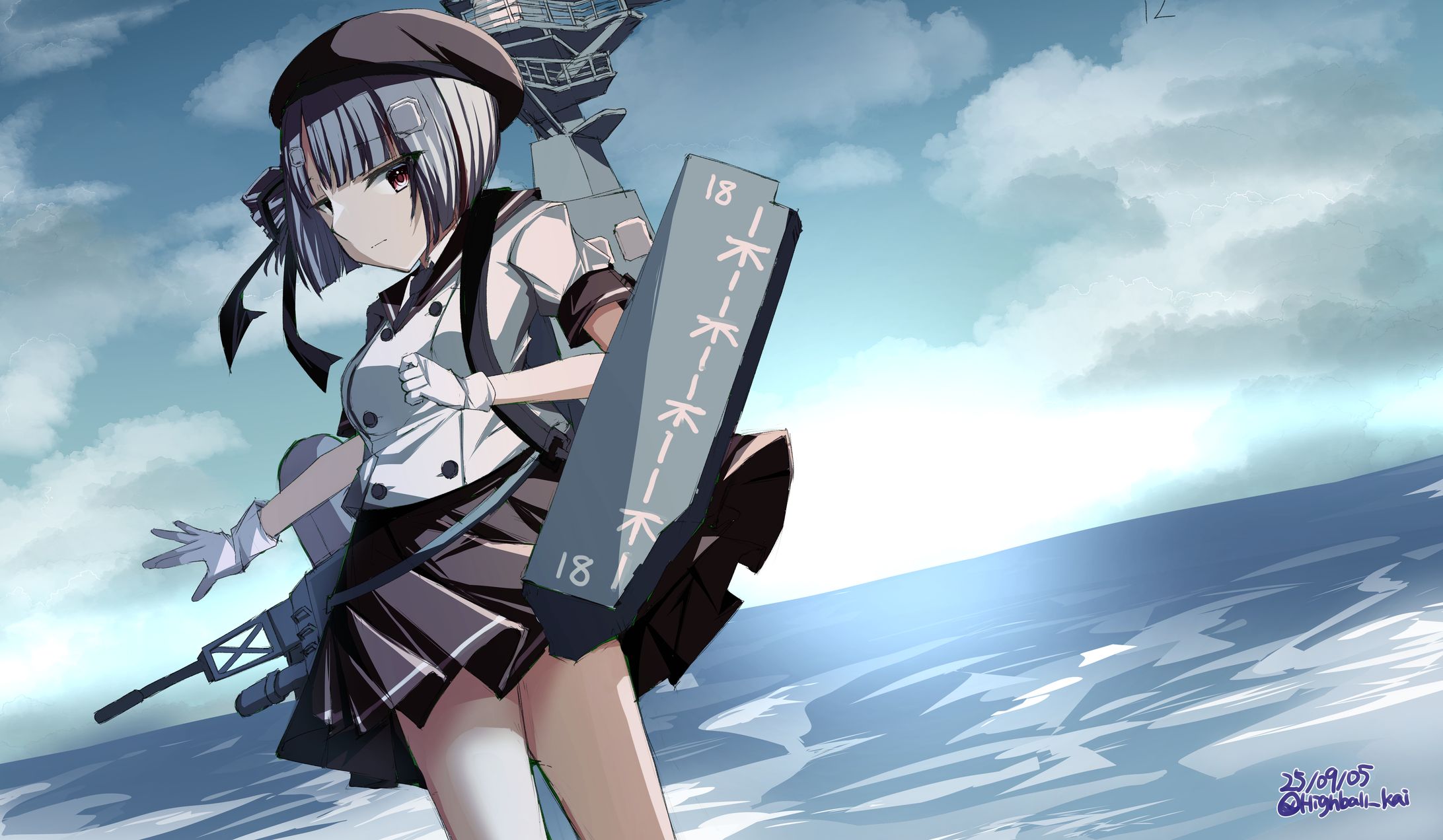 護衛艦ひゅうが 艦これ風擬人化キャラクター 夏服ver-1