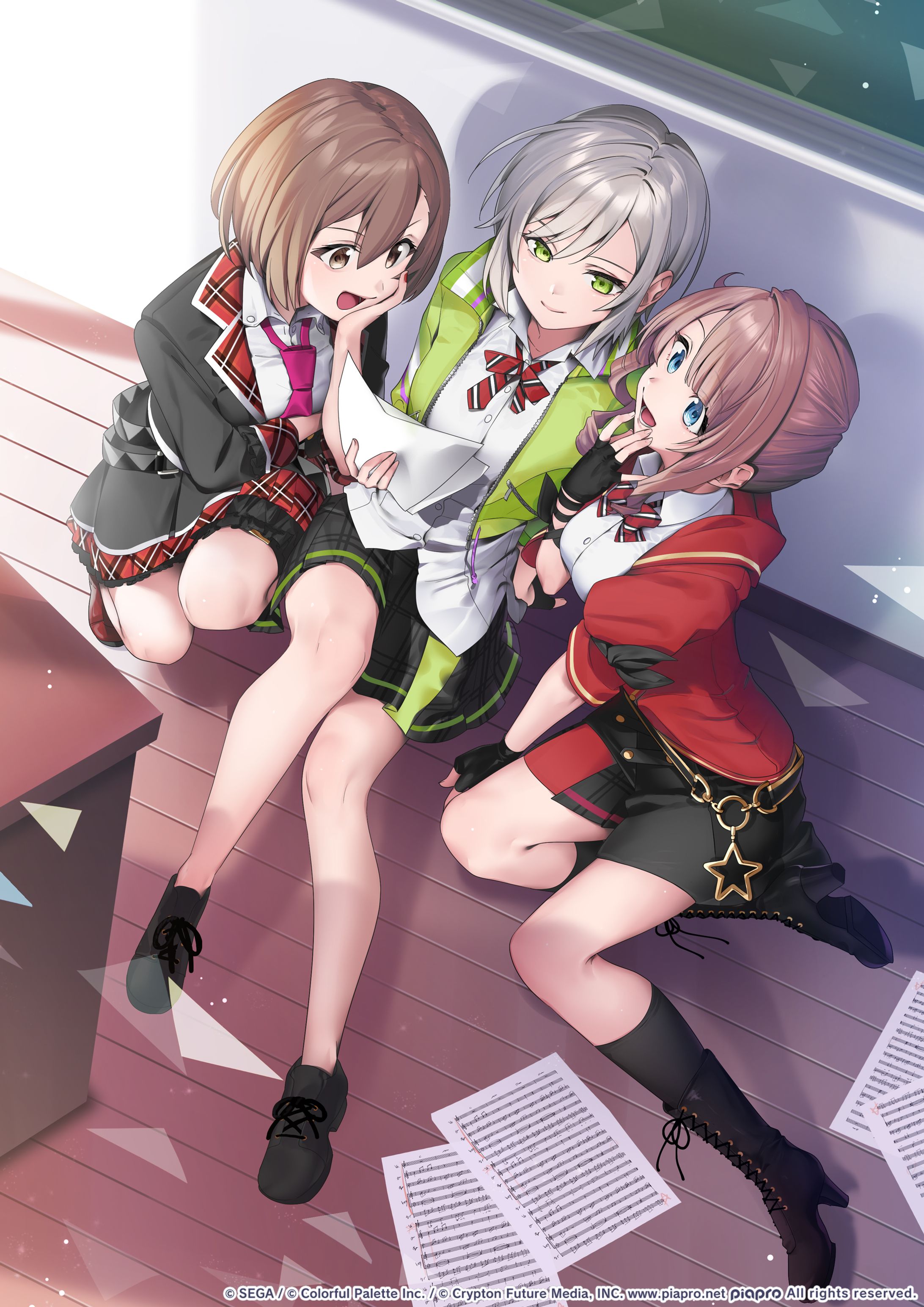 セカイシンフォニー2022パンフレット用イラスト制作-1