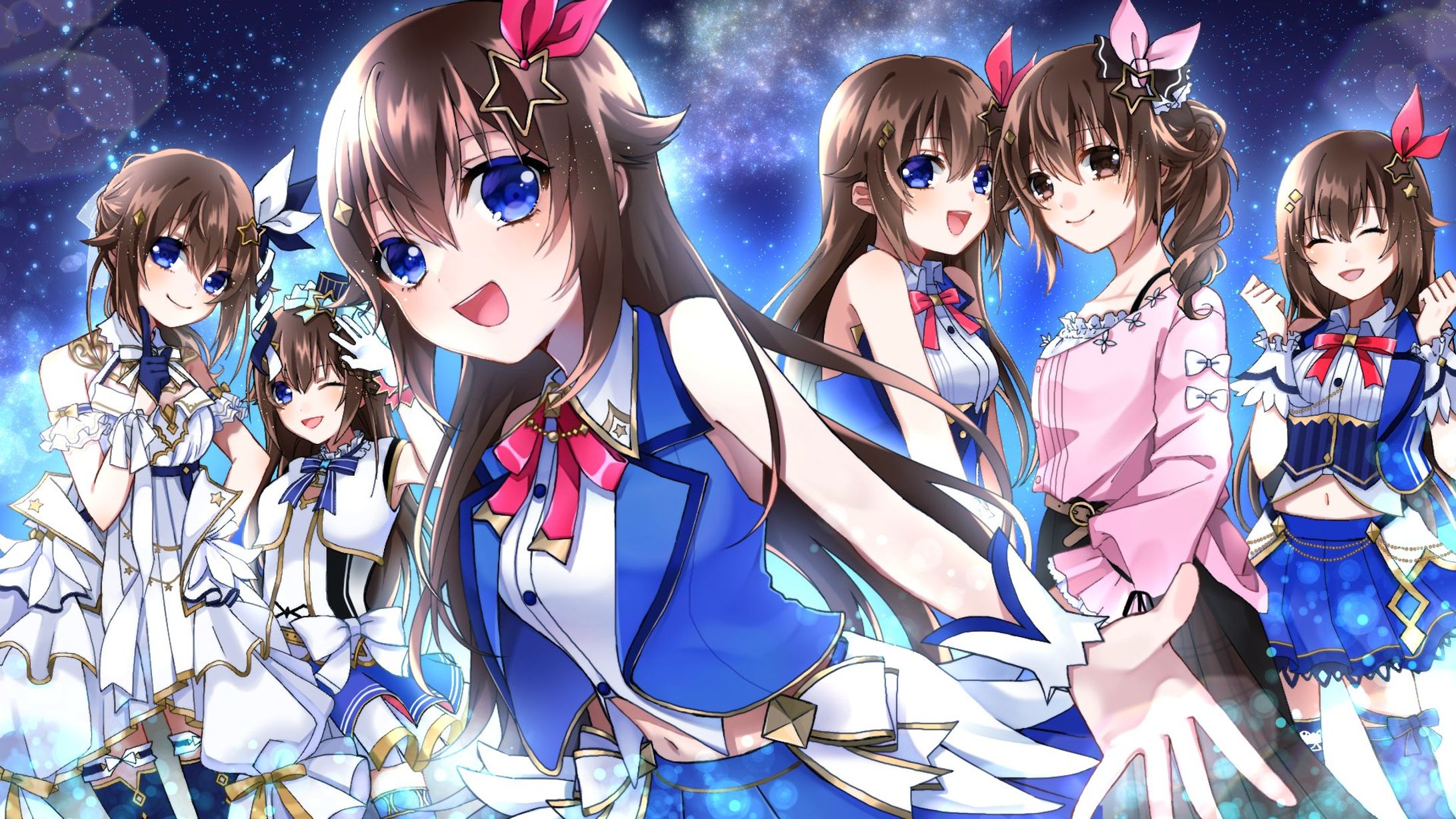 【ホロライブ】ときのそら様100万人記念配信サムネイラスト-1