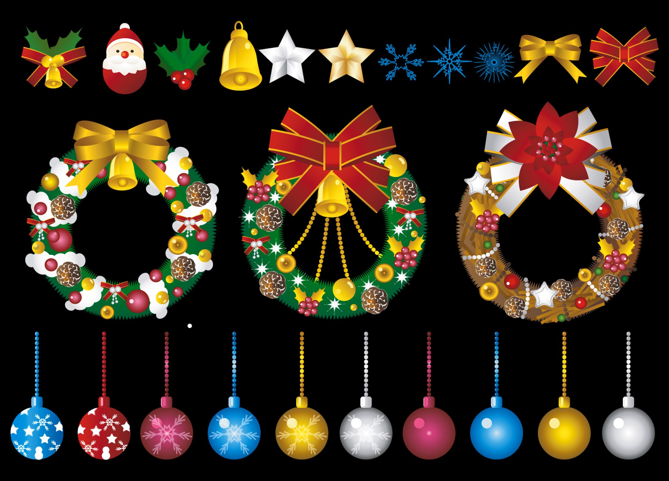 illustratorを使用した季節小物・食べ物-1