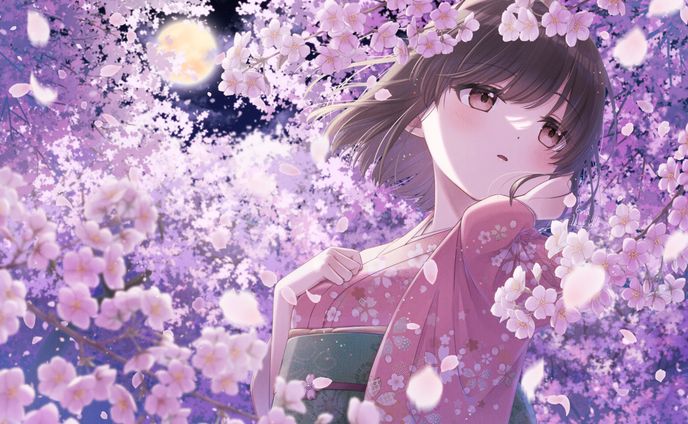夜桜