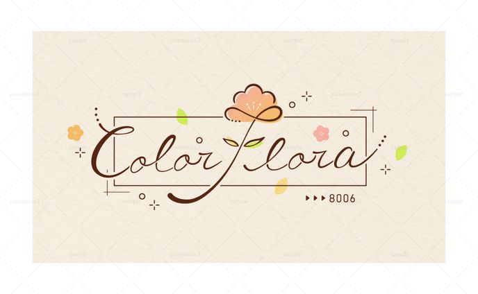 ストグラ 店舗ロゴ「ColorFlora」