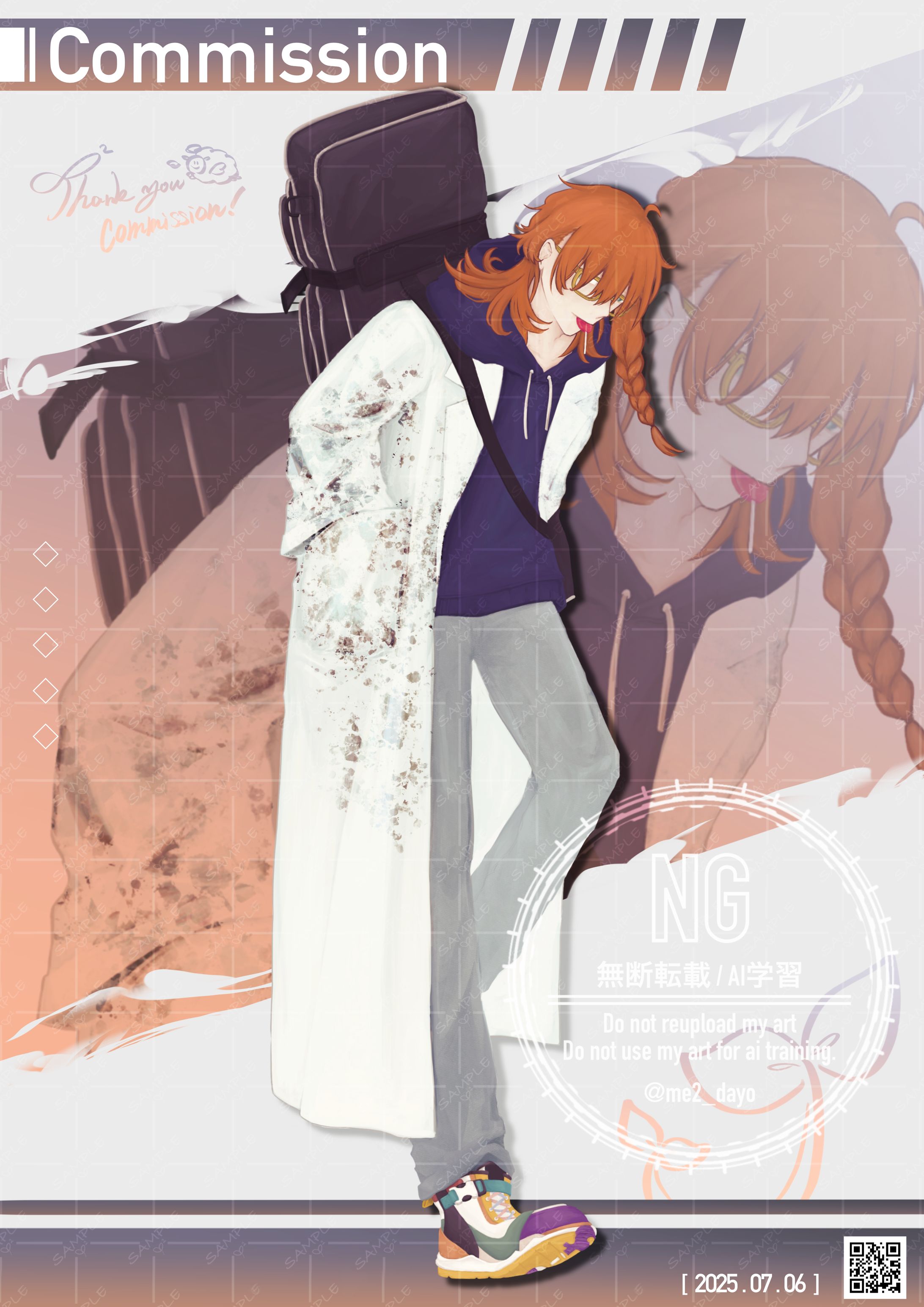 依頼品*TRPGの立ち絵イラスト（ + 戦闘差分）*-1