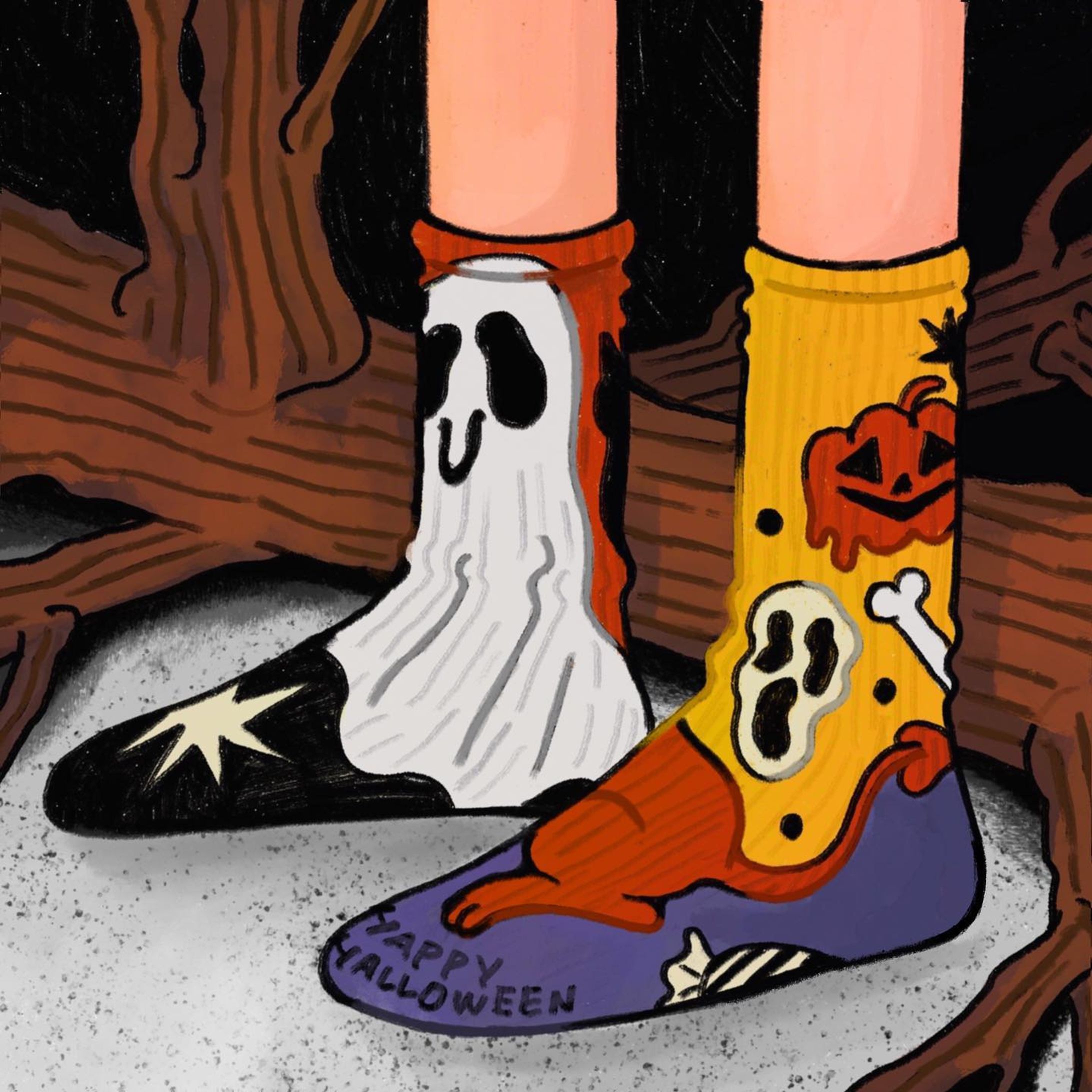 🧦🎃

#illustrate #illustration #art #イラスト#イラストレーション #paint #procreate #artwork #illust #fashion #drawing#일러스트 #드로잉 #그림스타그램#halloween-1