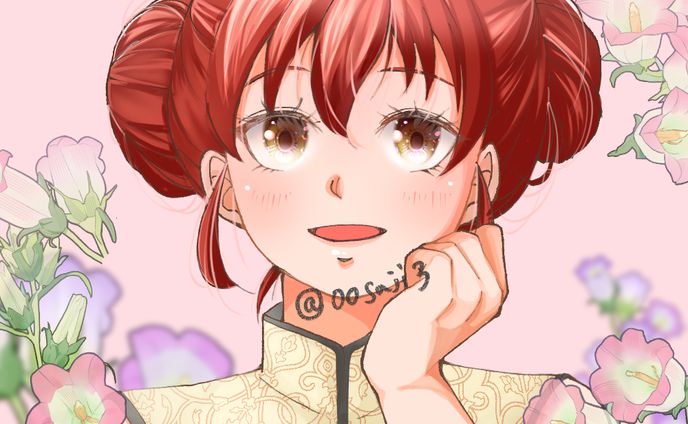 赤い髪の毛の女の子