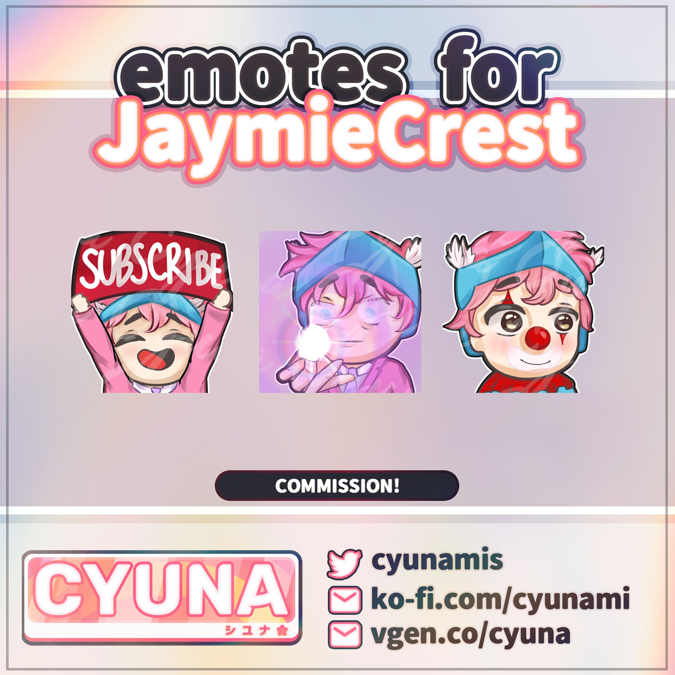 Emotes for JaymieCrest-1